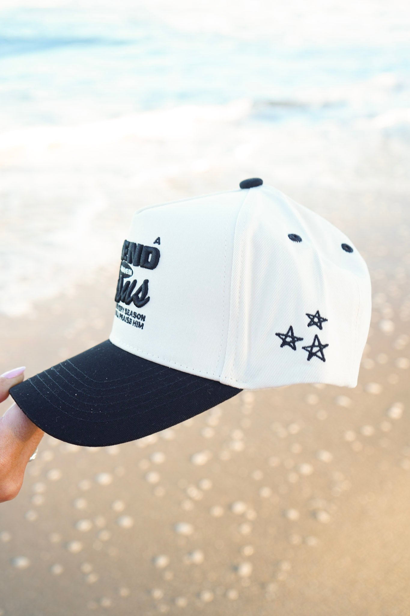 Friend in Jesus - Black Vintage Trucker Hat