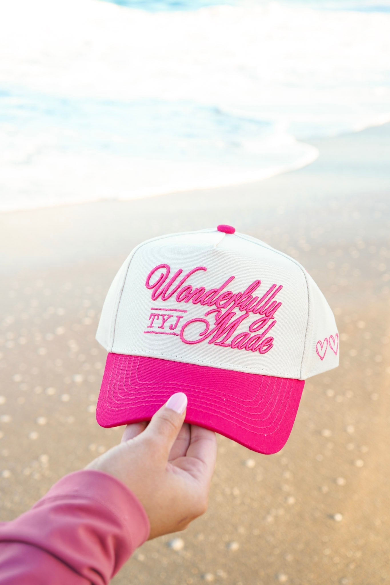 Wonderfully Made - Hot Pink Vintage Trucker Hat