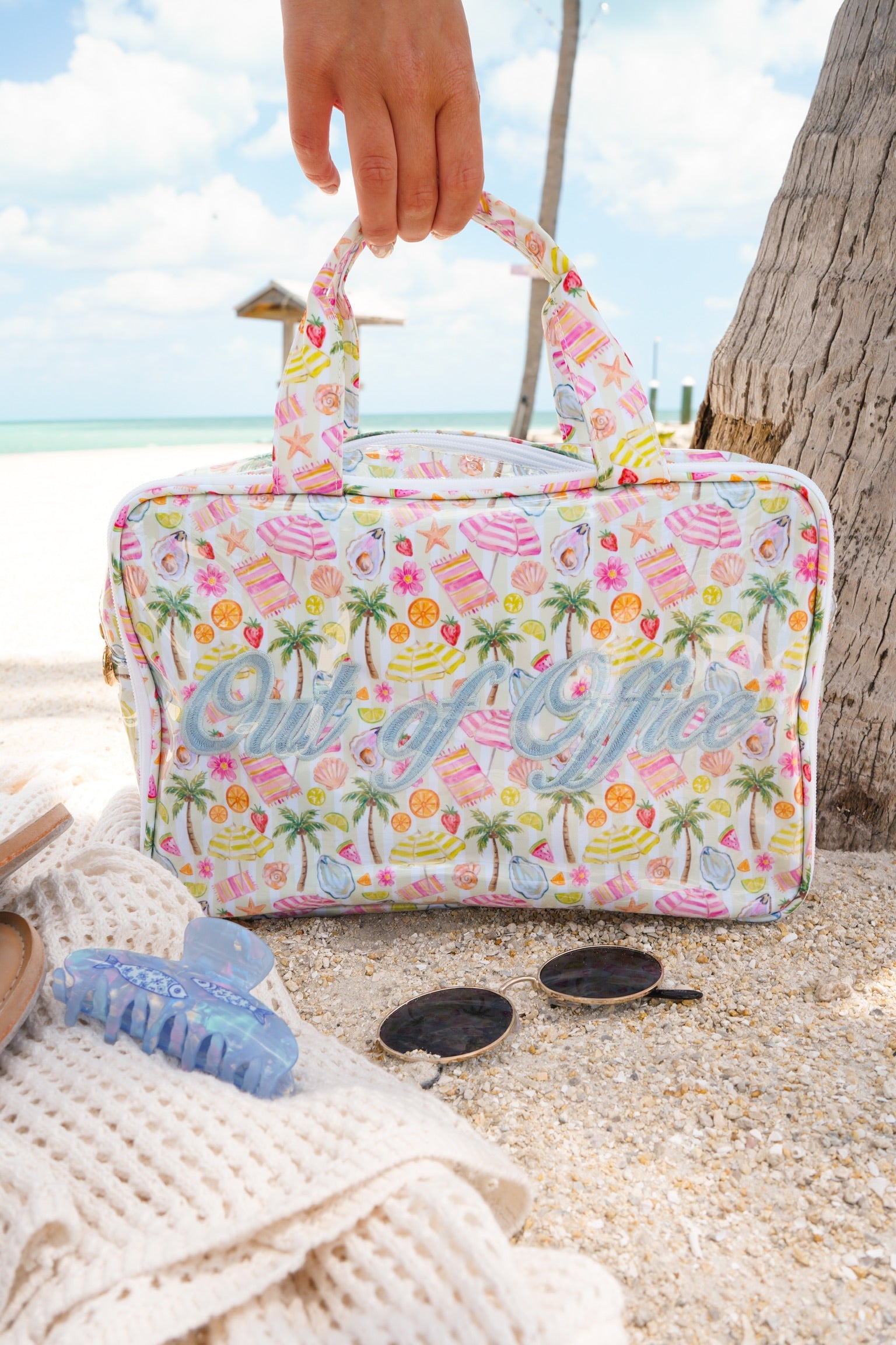 Out Of Office - Clear Coat Toiletry Case