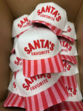 Santa's Favorite - Pink & Red Stripe Trucker Hat