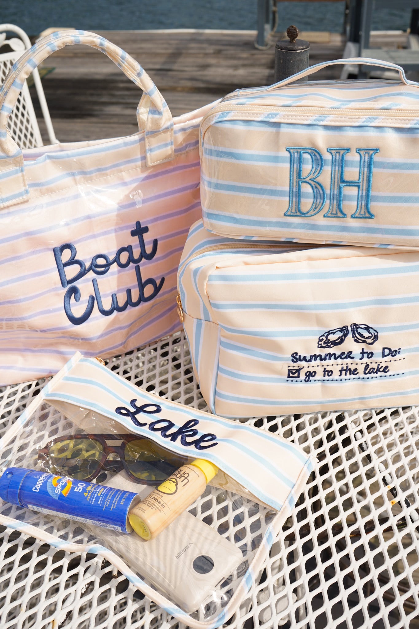 Lake - Butter & Blue Clear Pouch