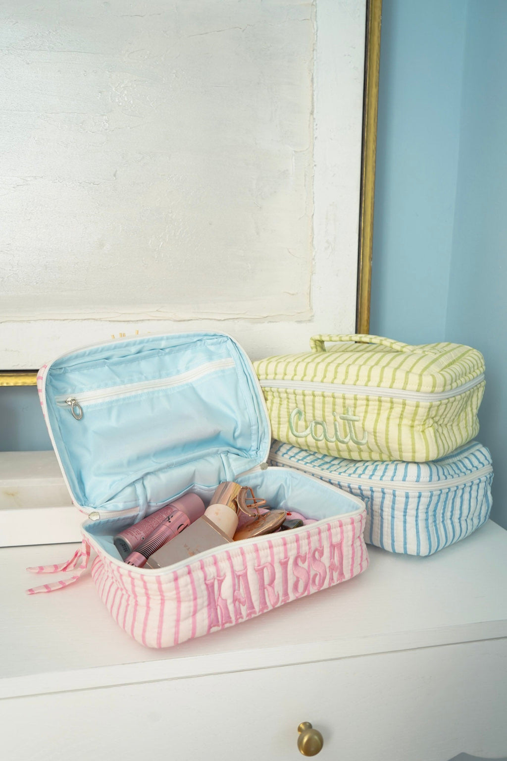 Quilted Block-Print - Stripe Collection