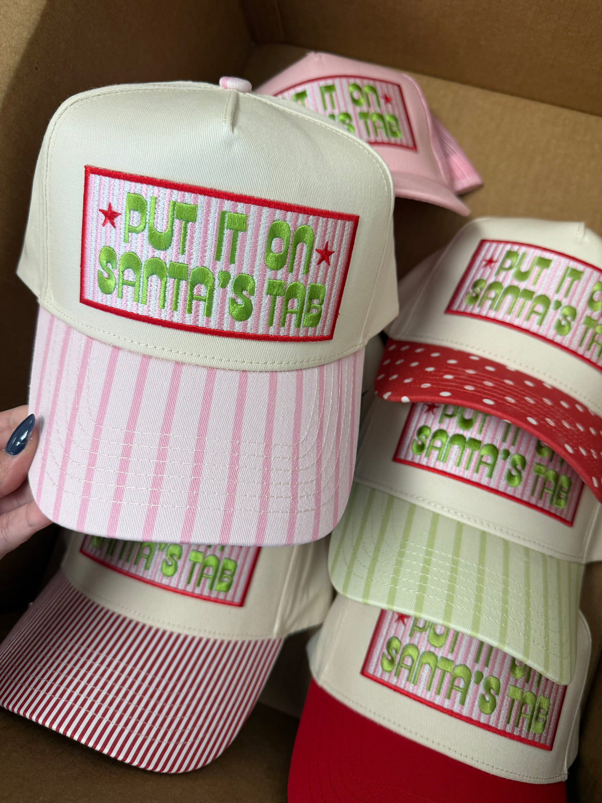 Put it on Santa's Tab Hat