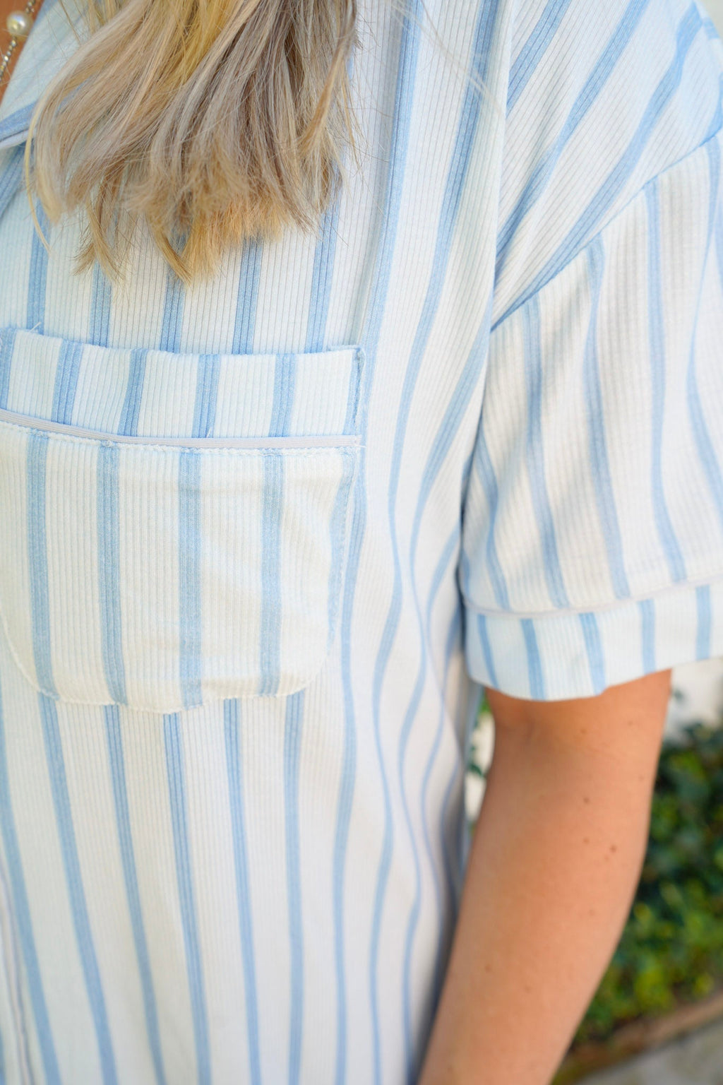The Ribbed Bamboo Short Pajama Set