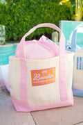 Beachin' - Mini Canvas Tote