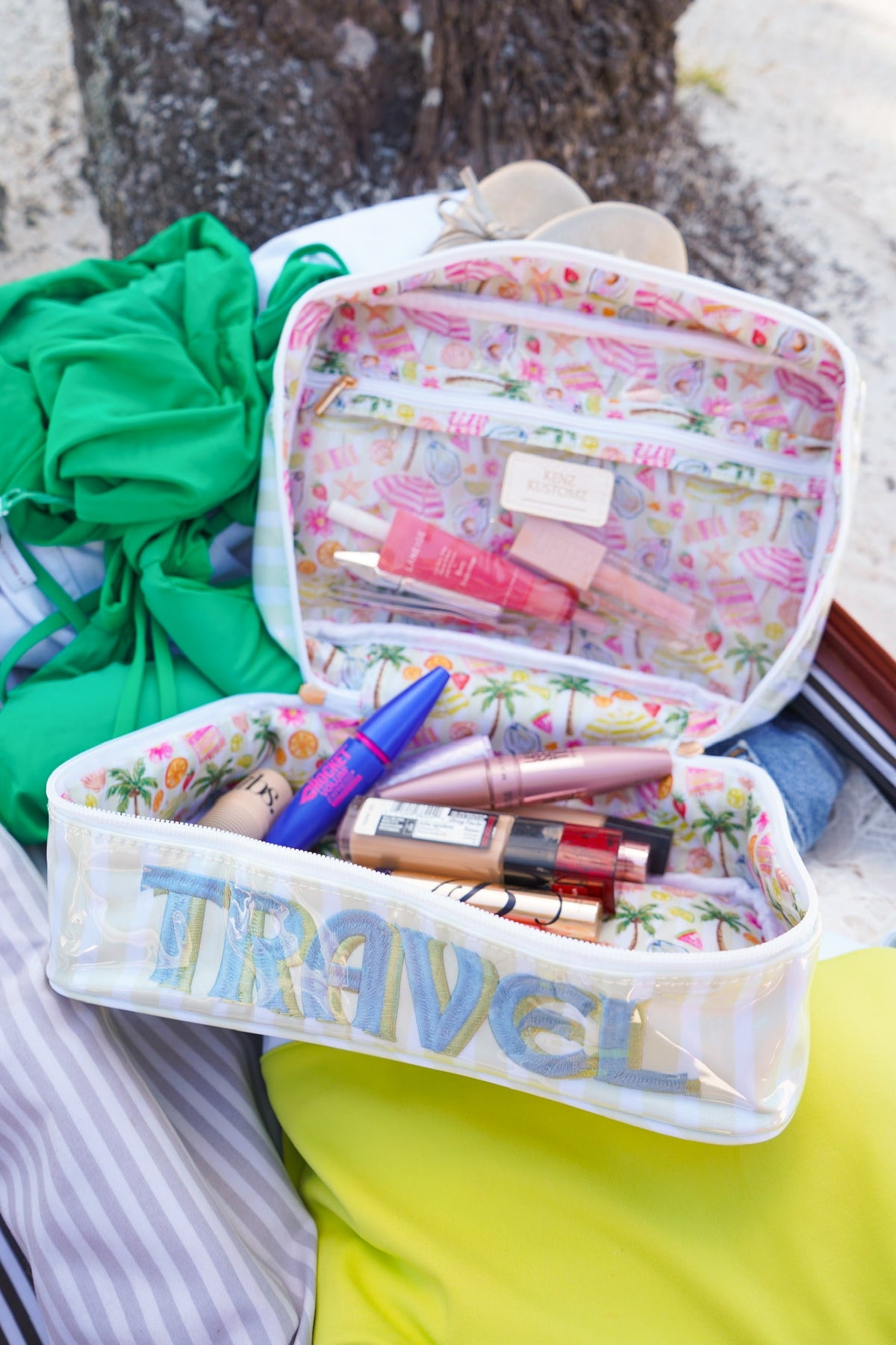 Travel - Sea Stripes Open Top Bag