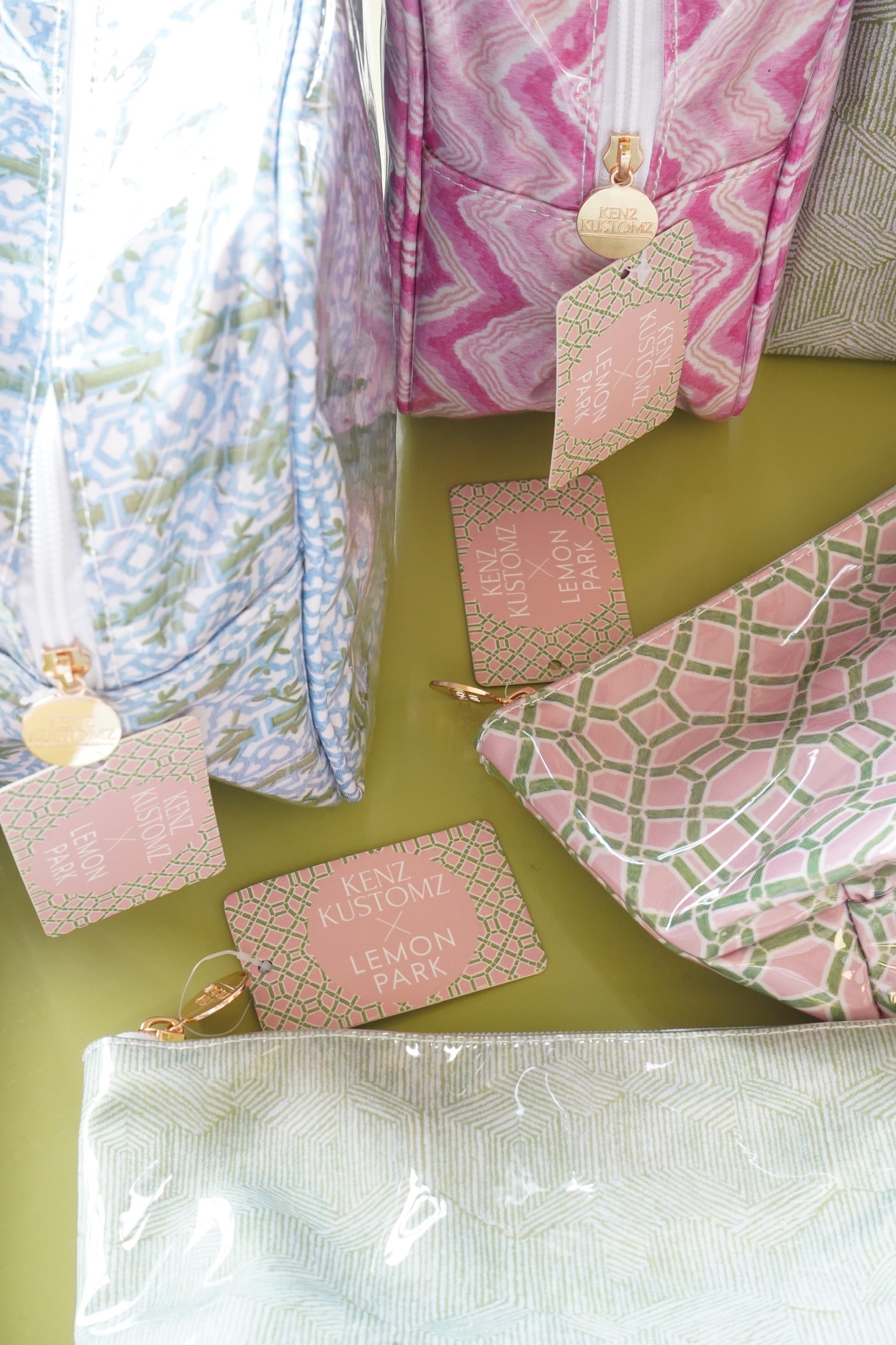 Clear Coat Toiletry Bags x Lemon Park | Customizable