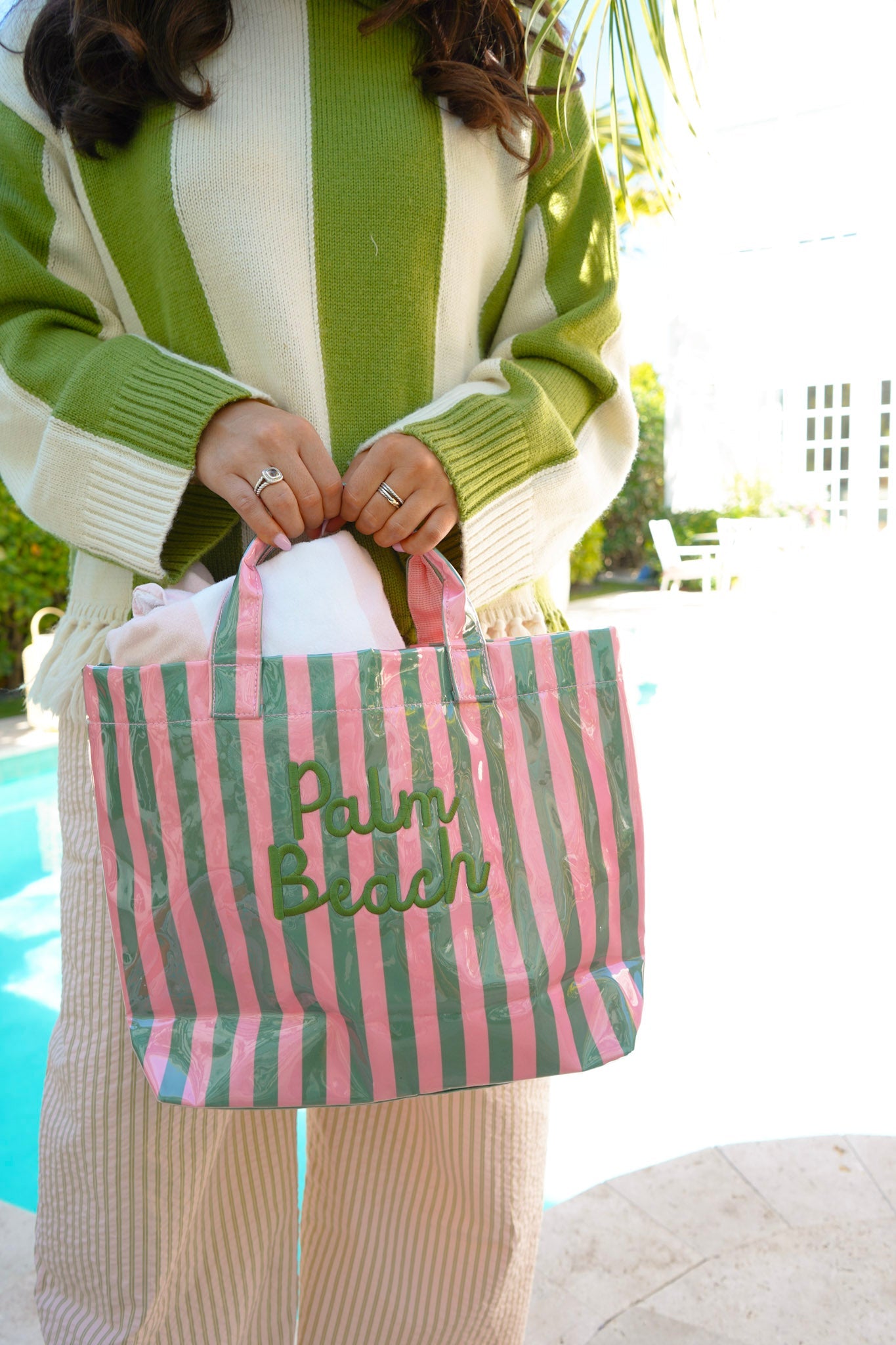 Cabana Clear Coat Tote