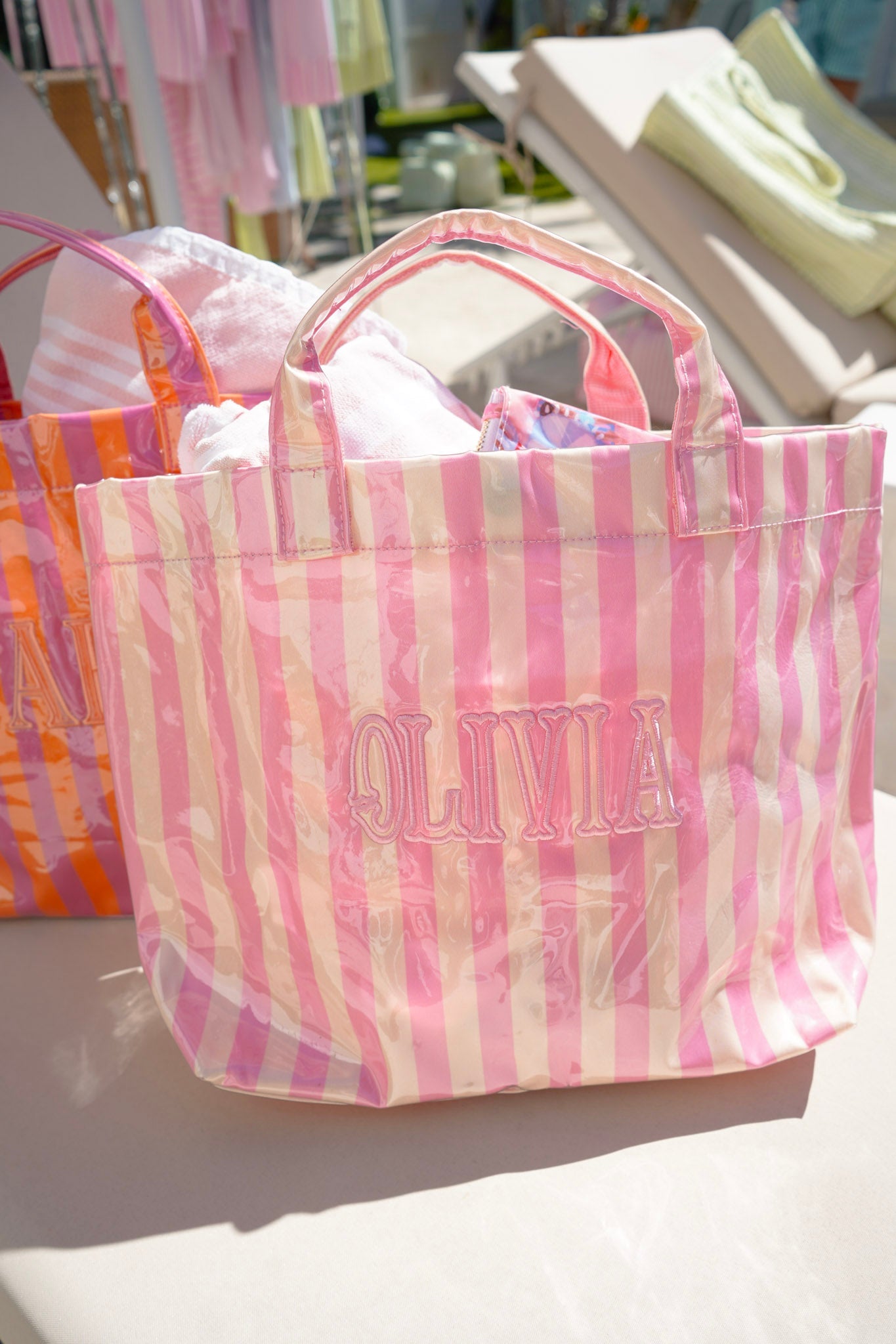 Cabana Clear Coat Tote