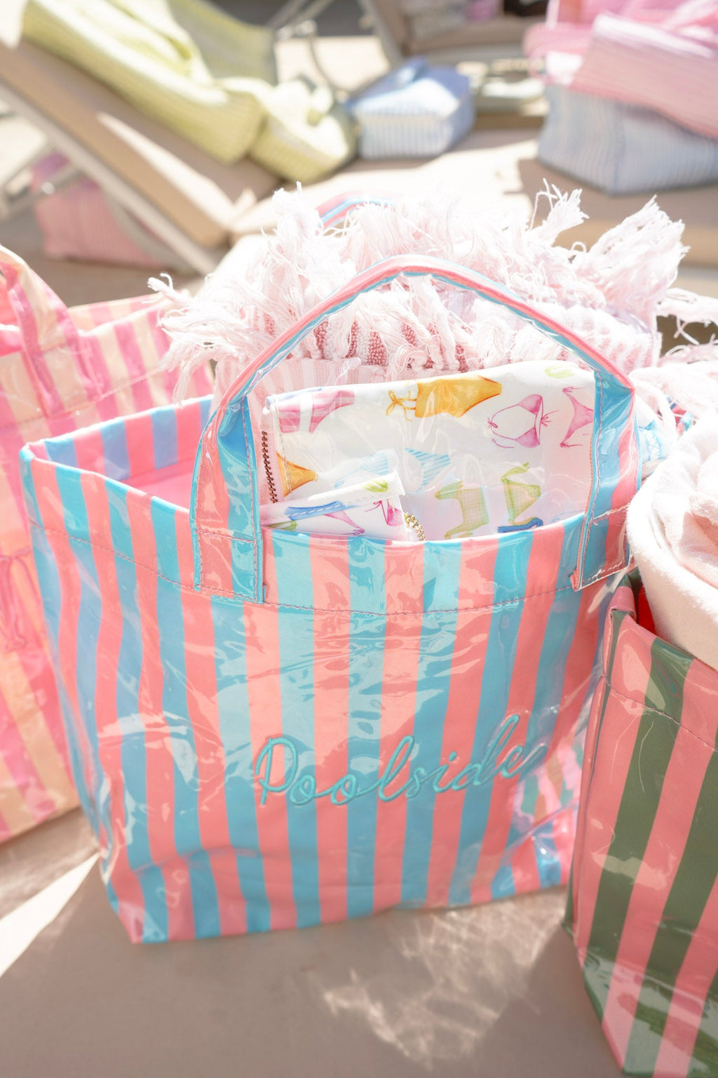 Cabana Clear Coat Tote