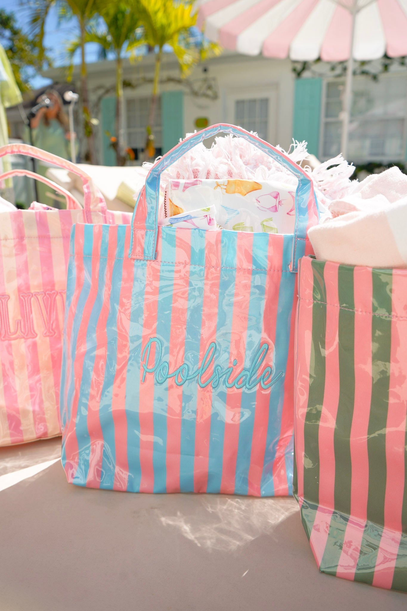 Cabana Clear Coat Tote