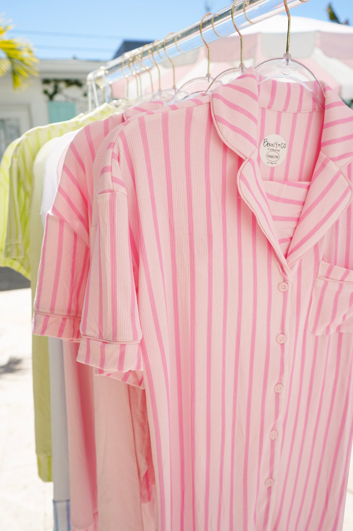 The Ribbed Bamboo Short Pajama Set