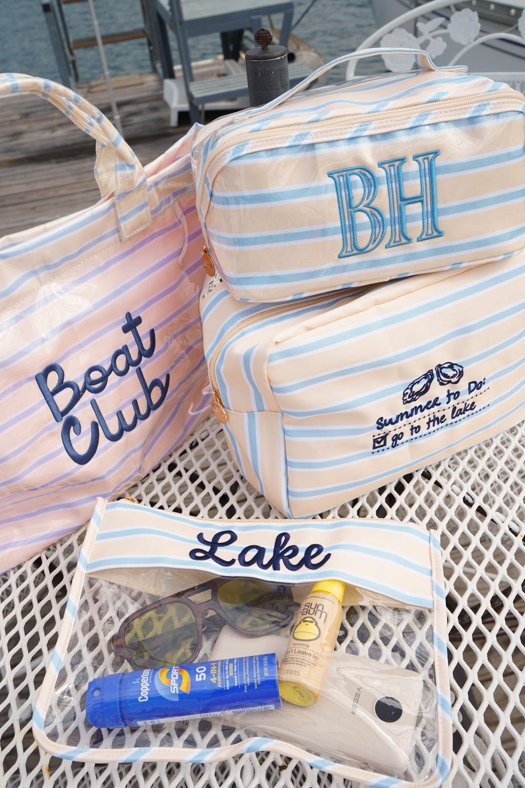 Lake - Butter & Blue Clear Pouch