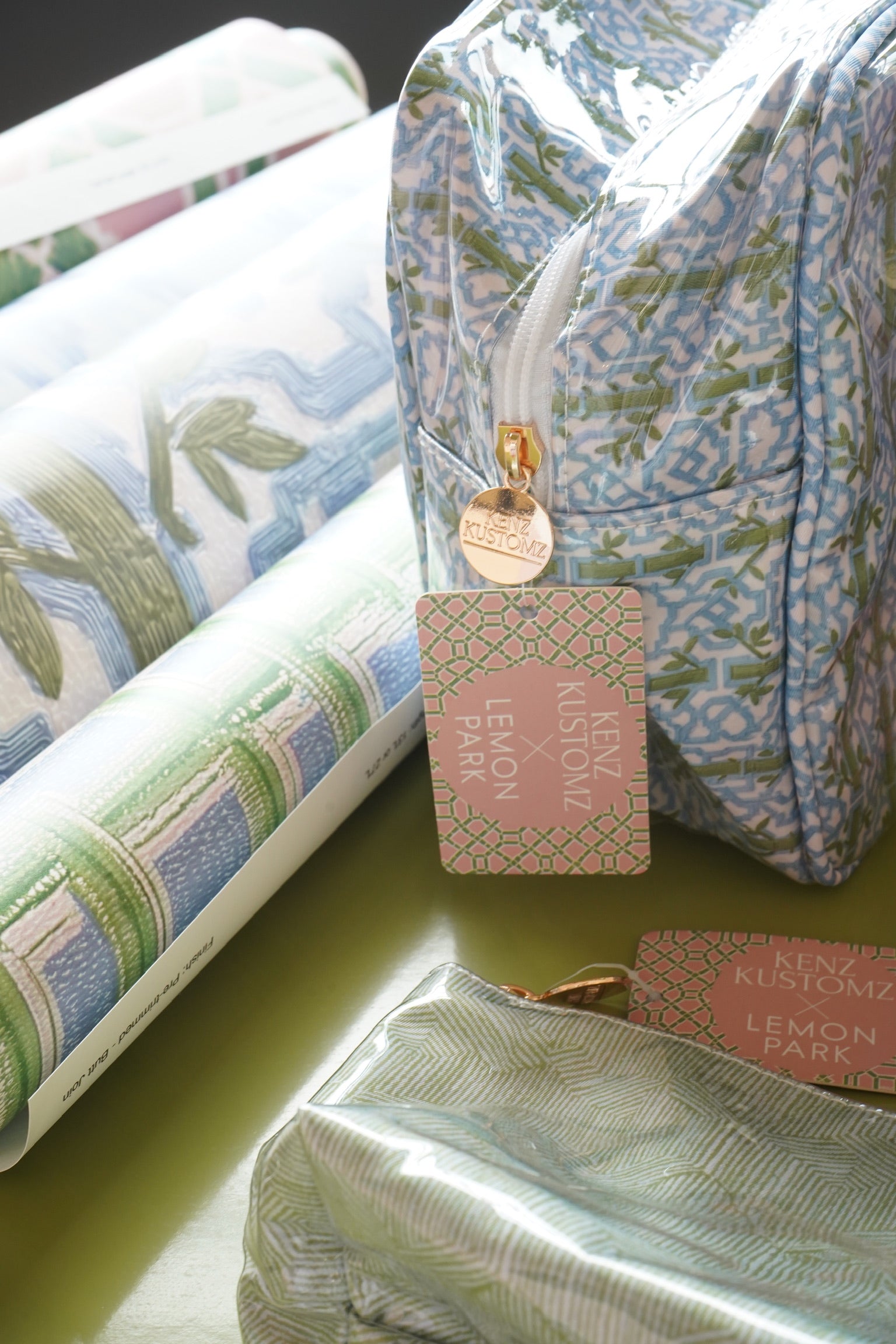 Clear Coat Toiletry Bags x Lemon Park | Customizable