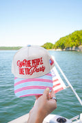 We the People like to Party - Americana Stripe Hat - PREORDER