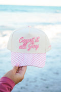 Count It All Joy - Pink Polka Dot Trucker Hat