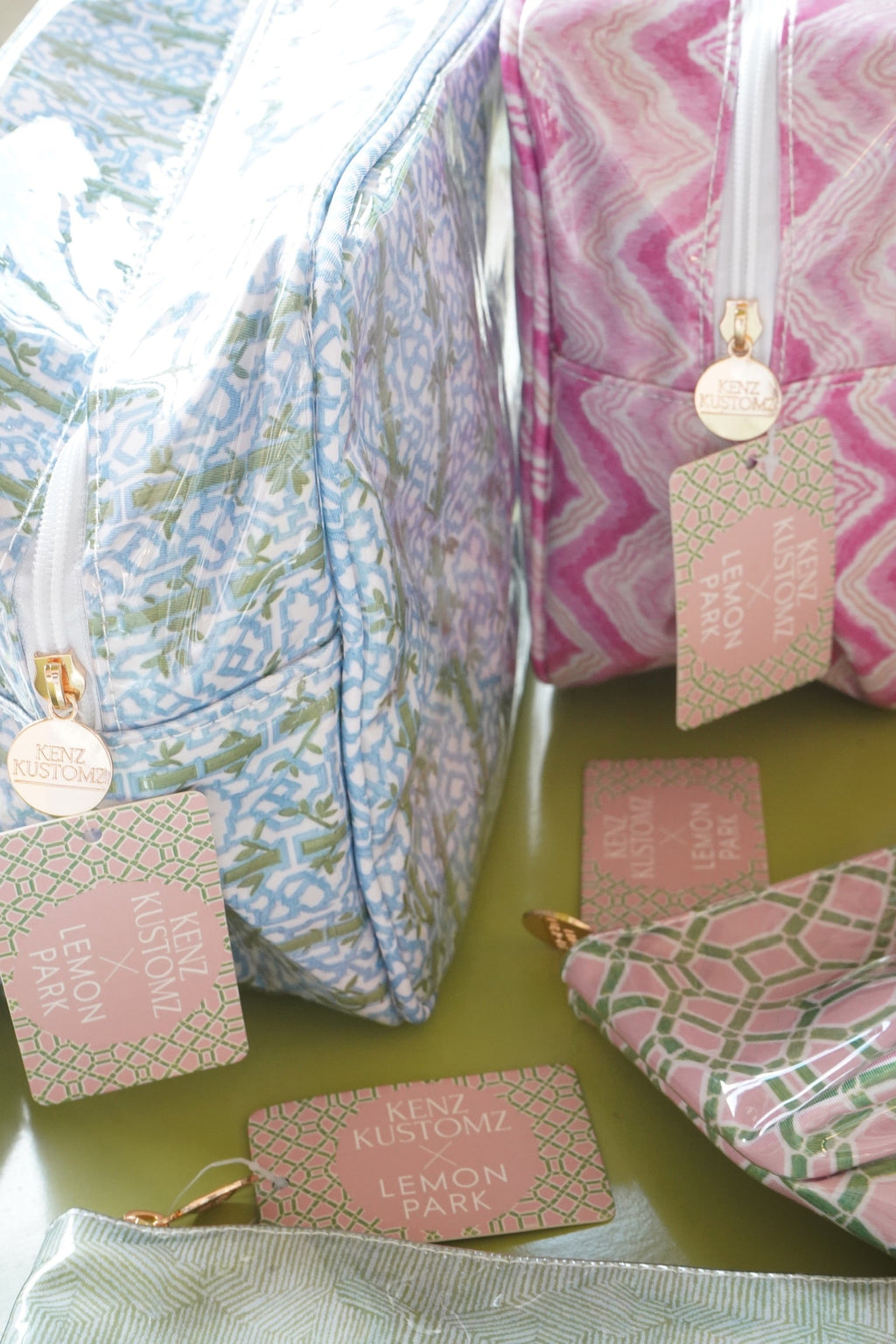 Clear Coat Toiletry Bags x Lemon Park | Customizable