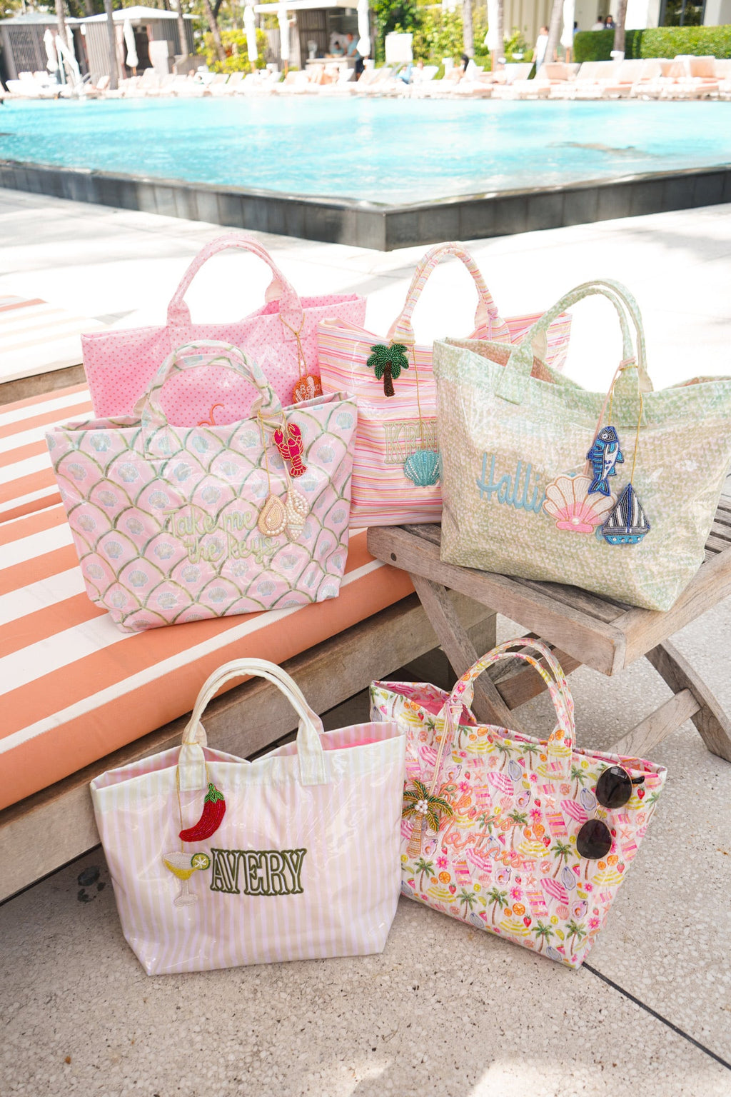 Cabana Clear Coat Tote