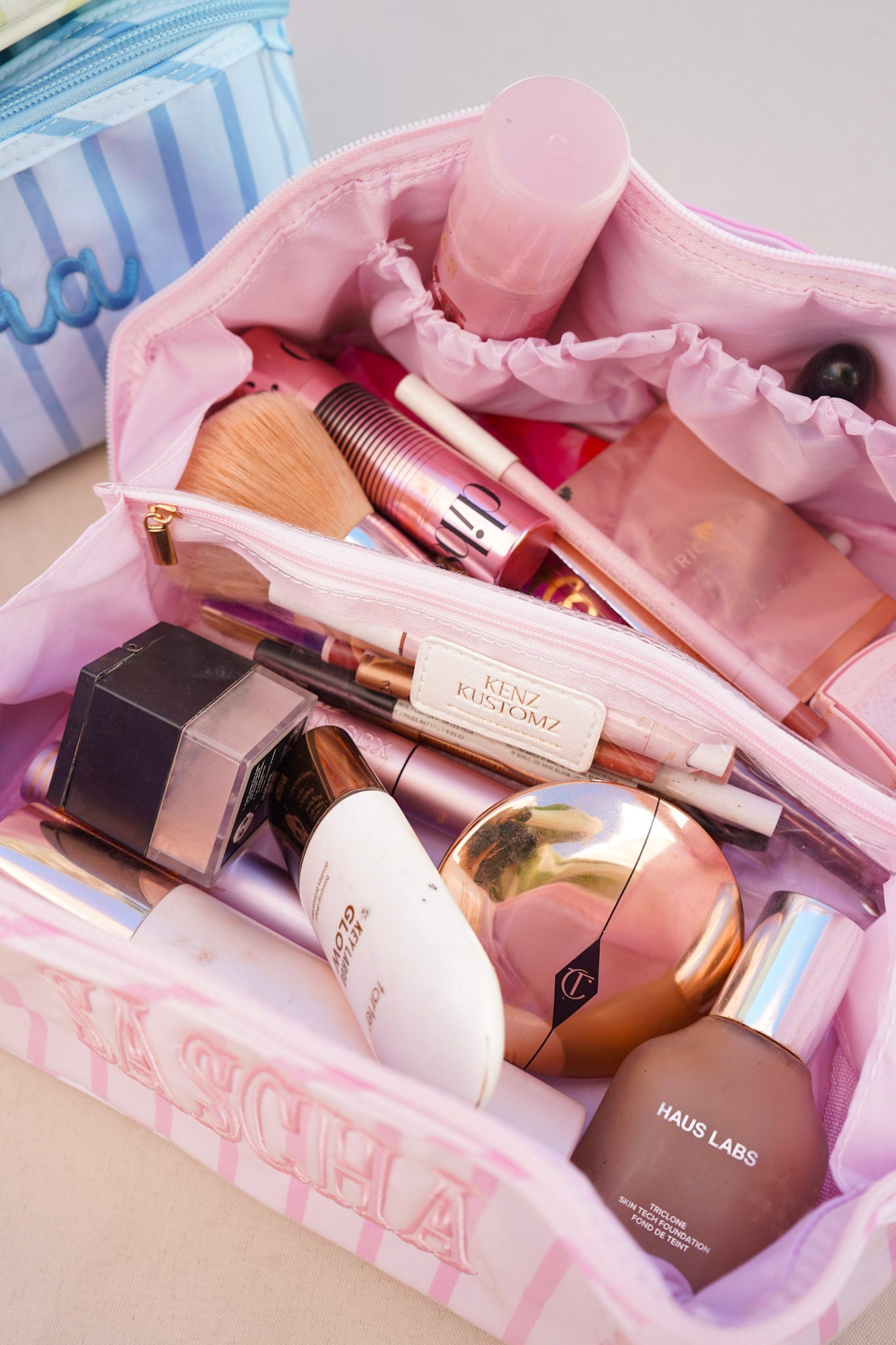 Rosemary Makeup Bag - Embroidered