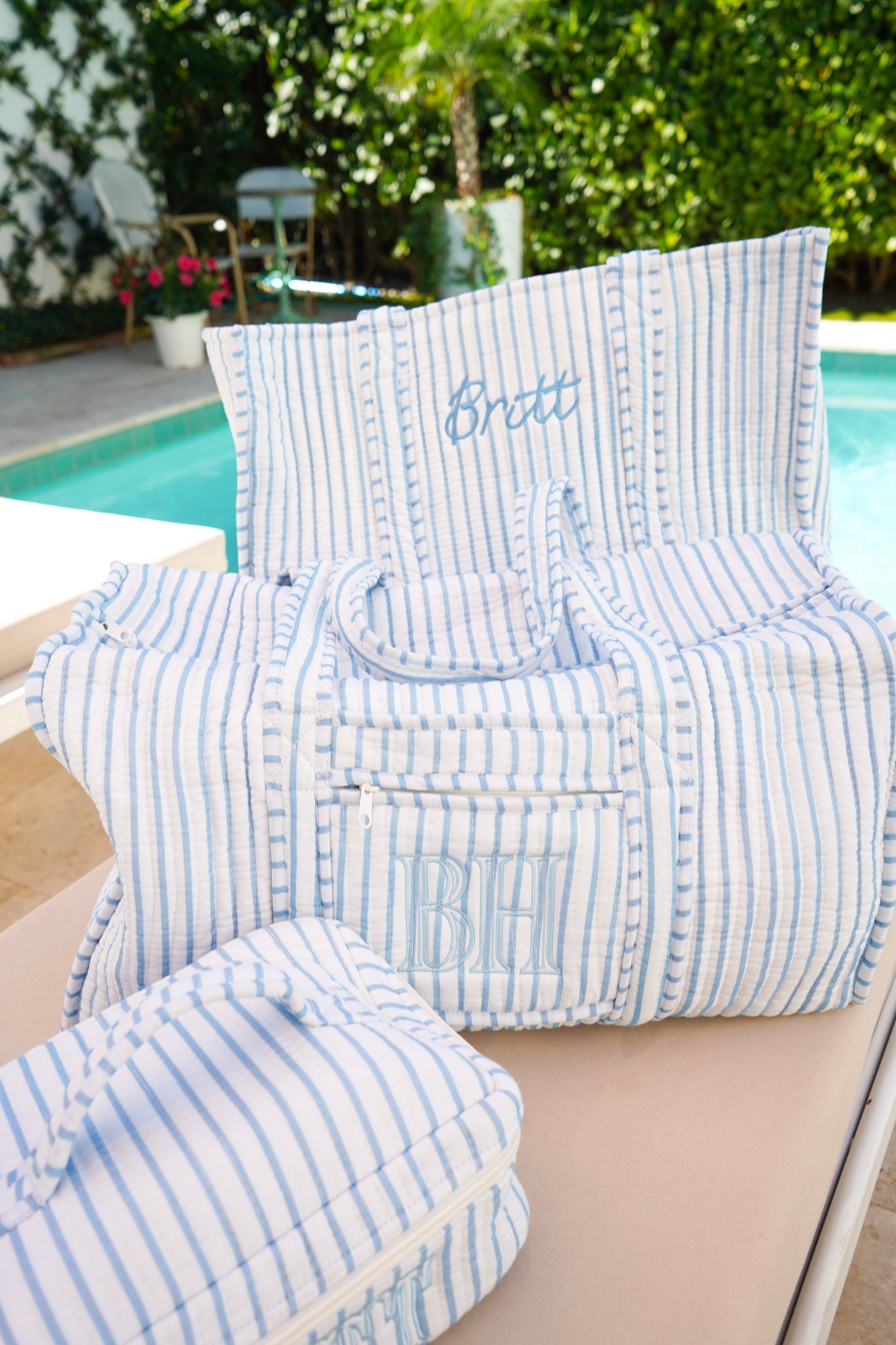 Quilted Block-Print - Stripe Collection