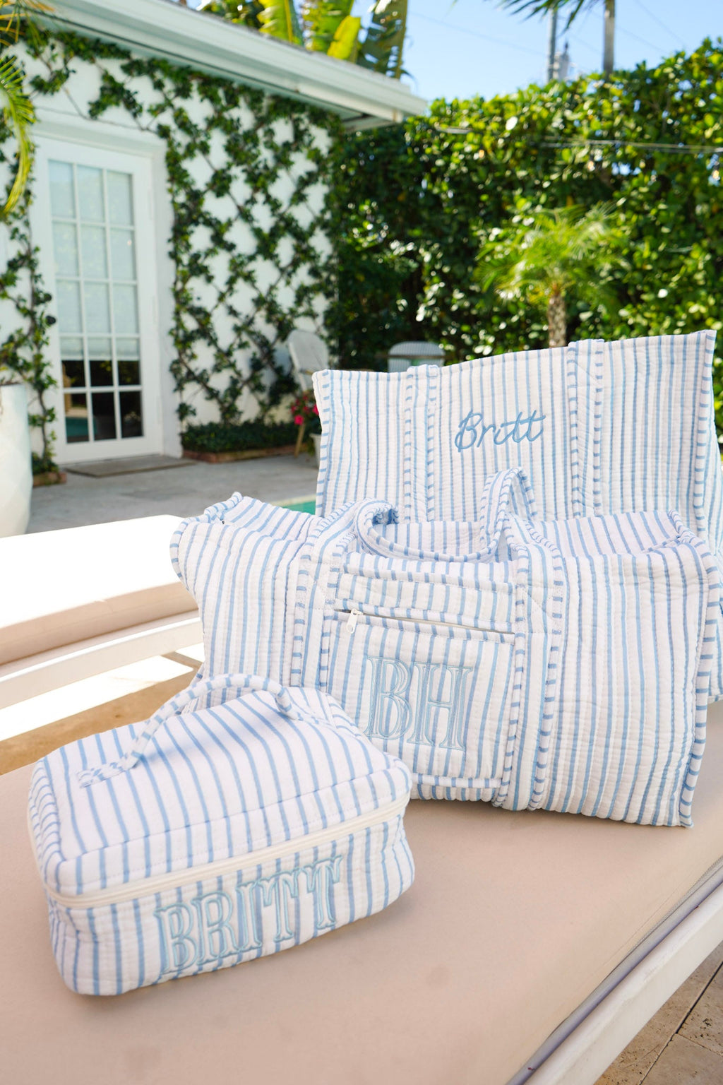 Quilted Block-Print - Stripe Collection