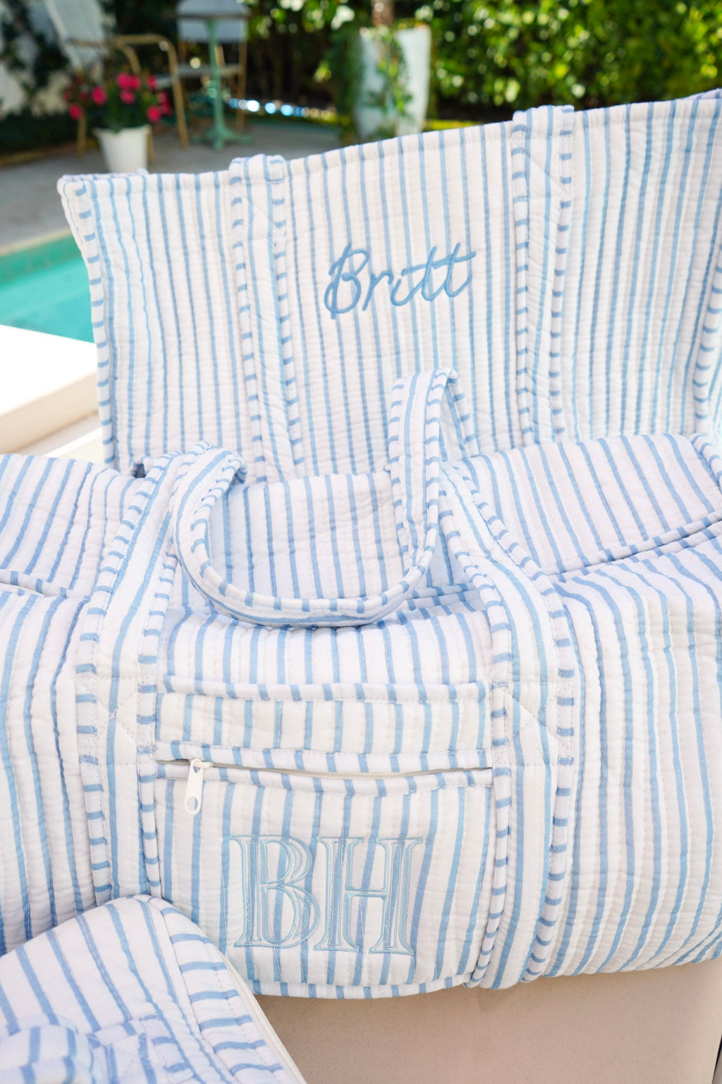 Quilted Block-Print - Stripe Collection