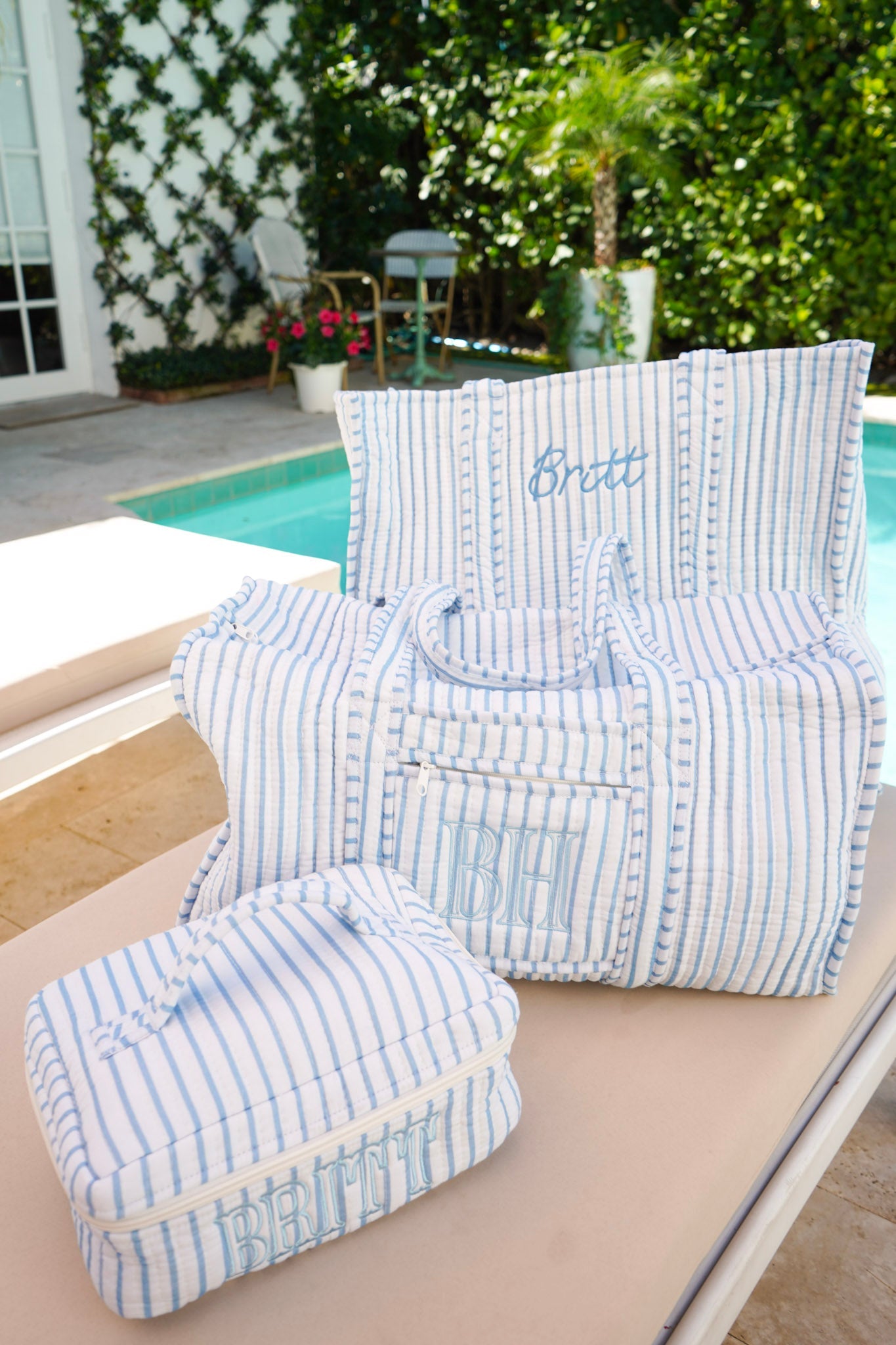 Quilted Block-Print - Stripe Collection