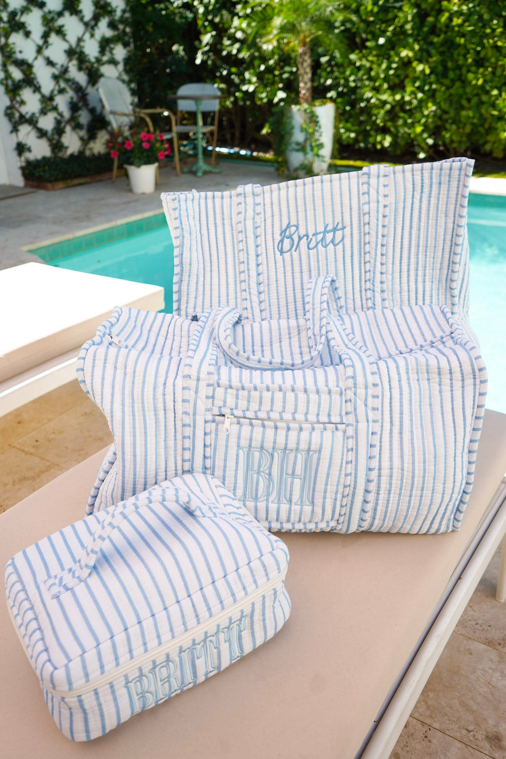 Quilted Block-Print - Stripe Collection