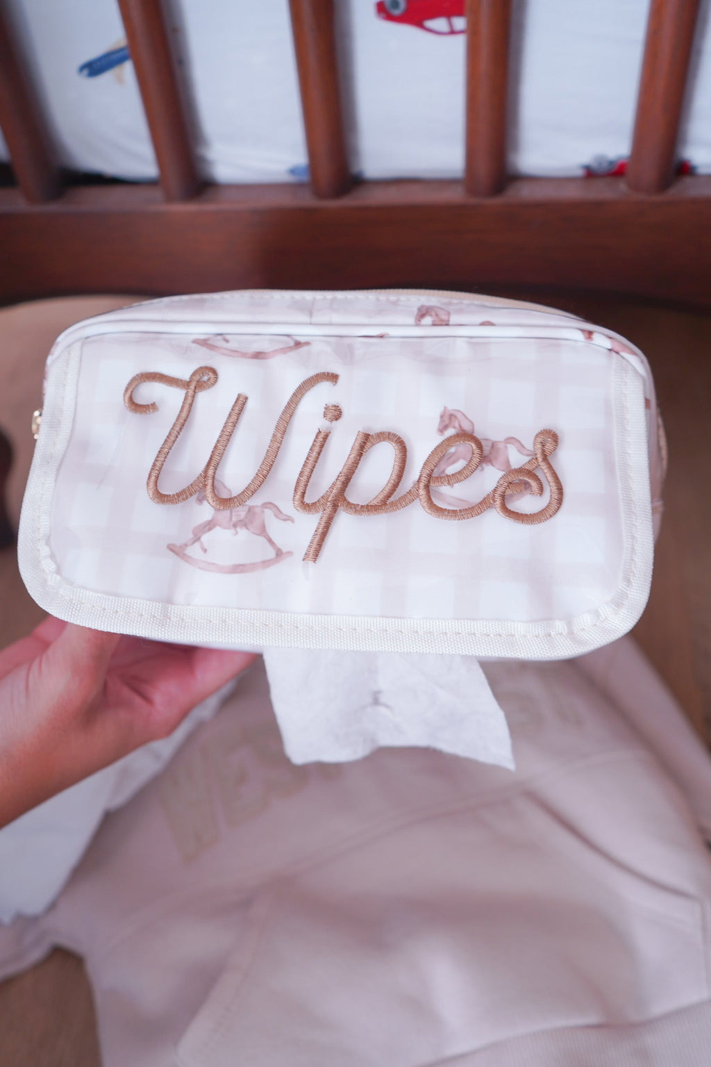 Wipes Pouch - Clear Coat Bag