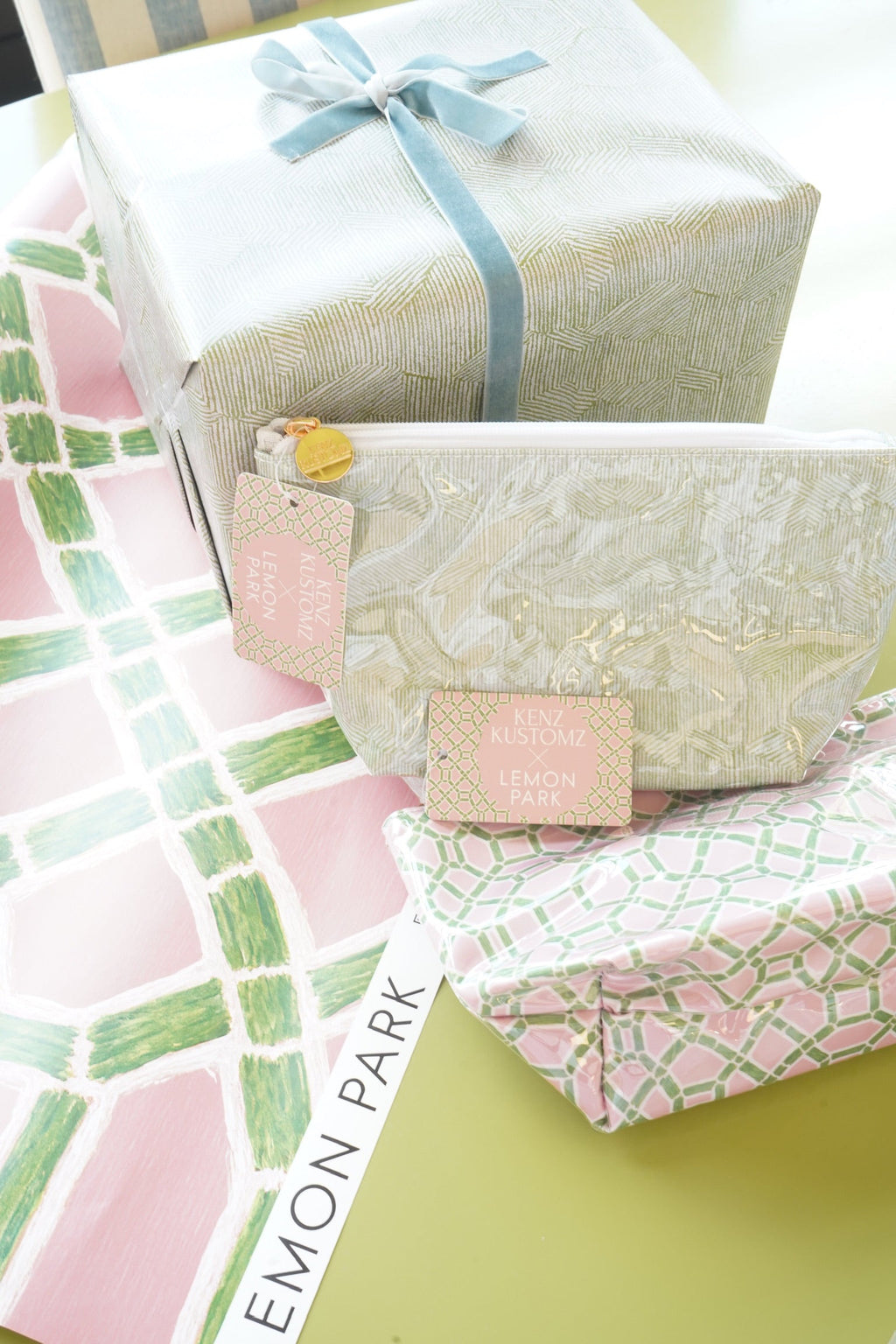 Clear Coat Toiletry Bags x Lemon Park | Customizable