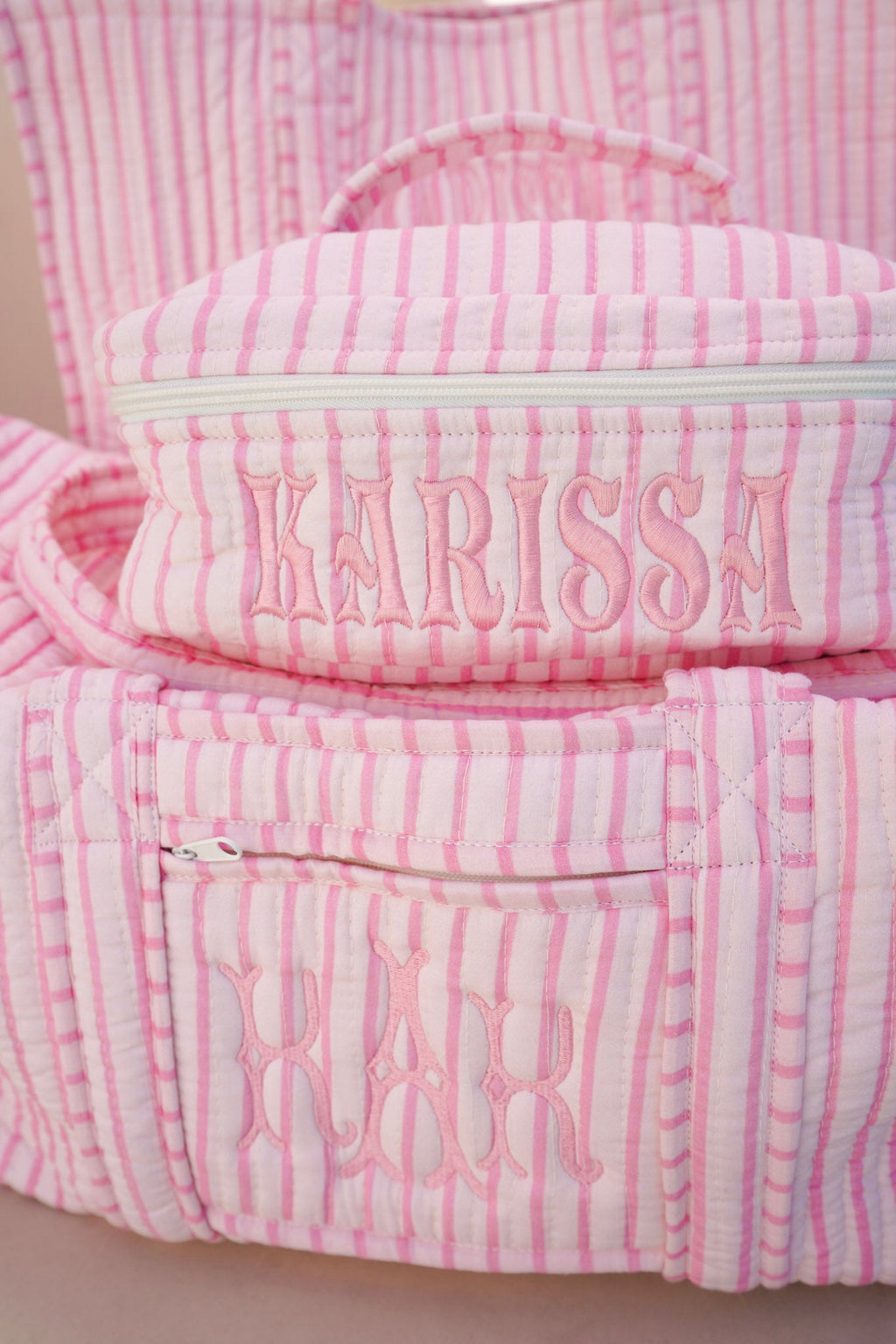 Quilted Block-Print - Stripe Collection
