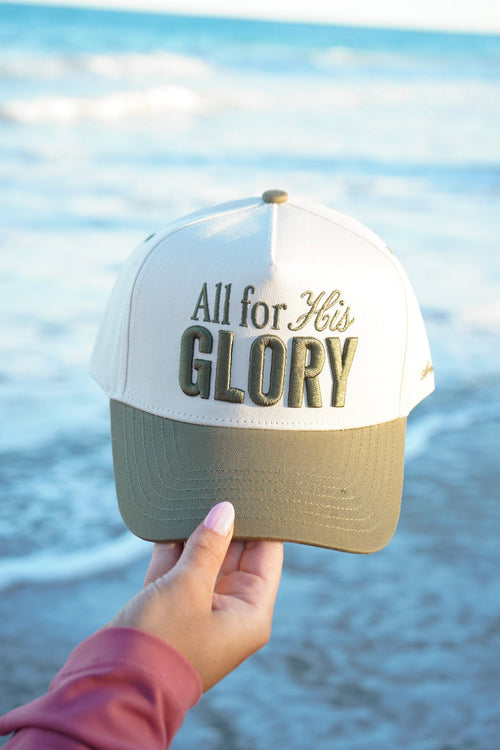 All For His Glory - Olive Trucker Hat