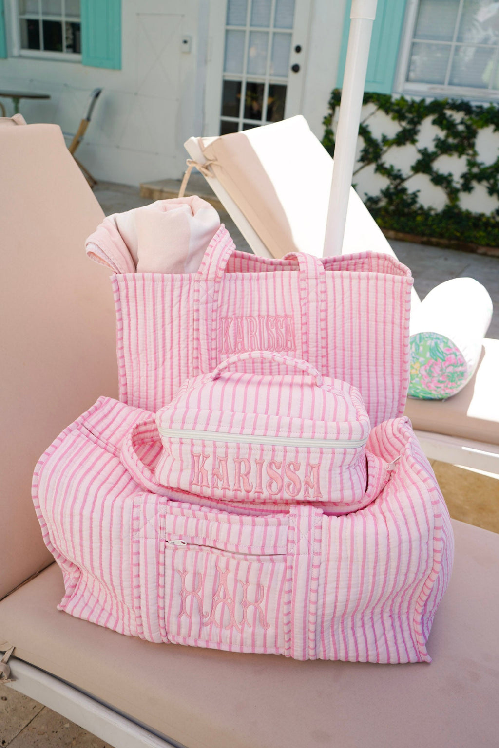 Quilted Block-Print - Stripe Collection