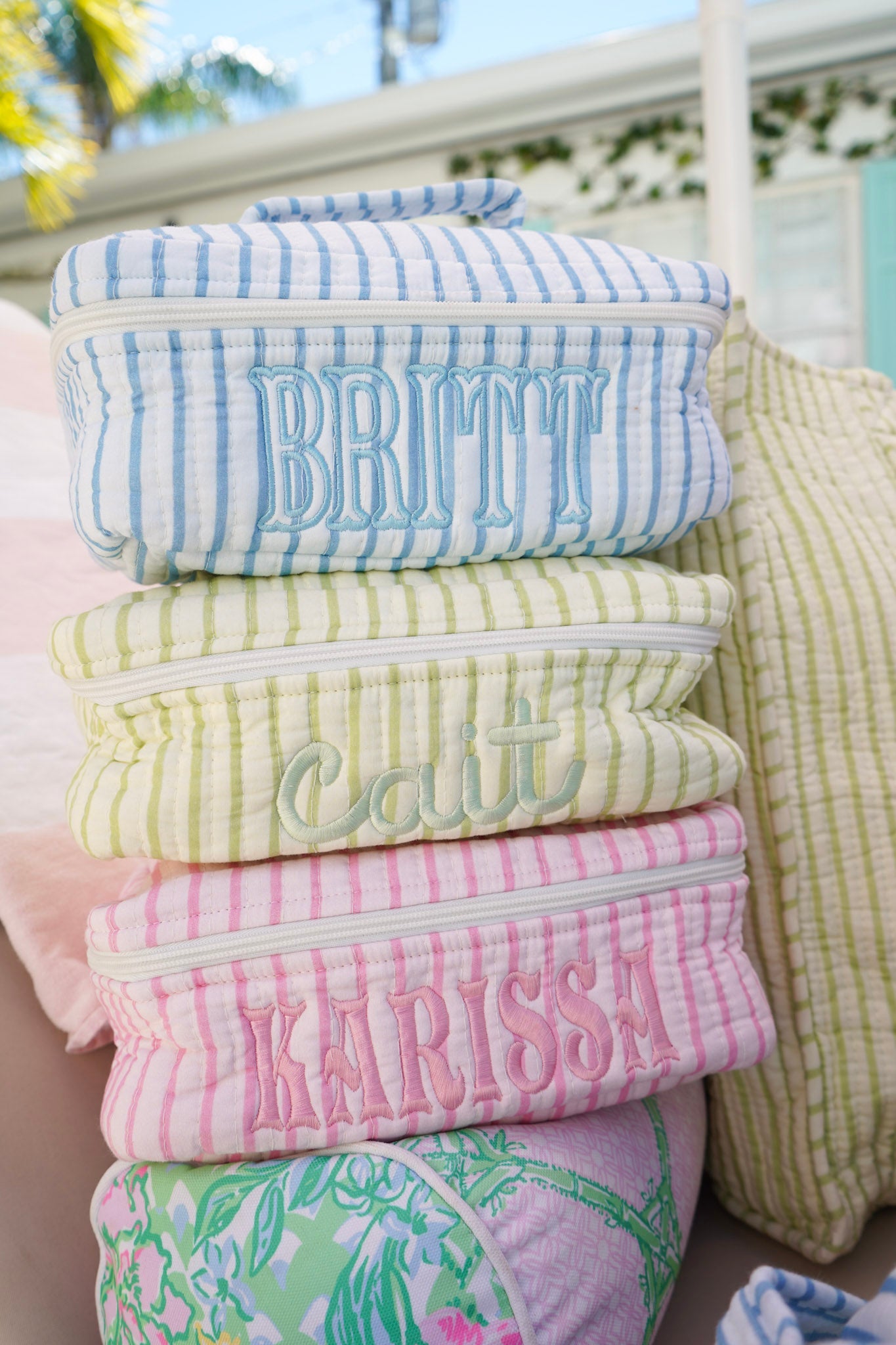 Quilted Block-Print - Stripe Collection