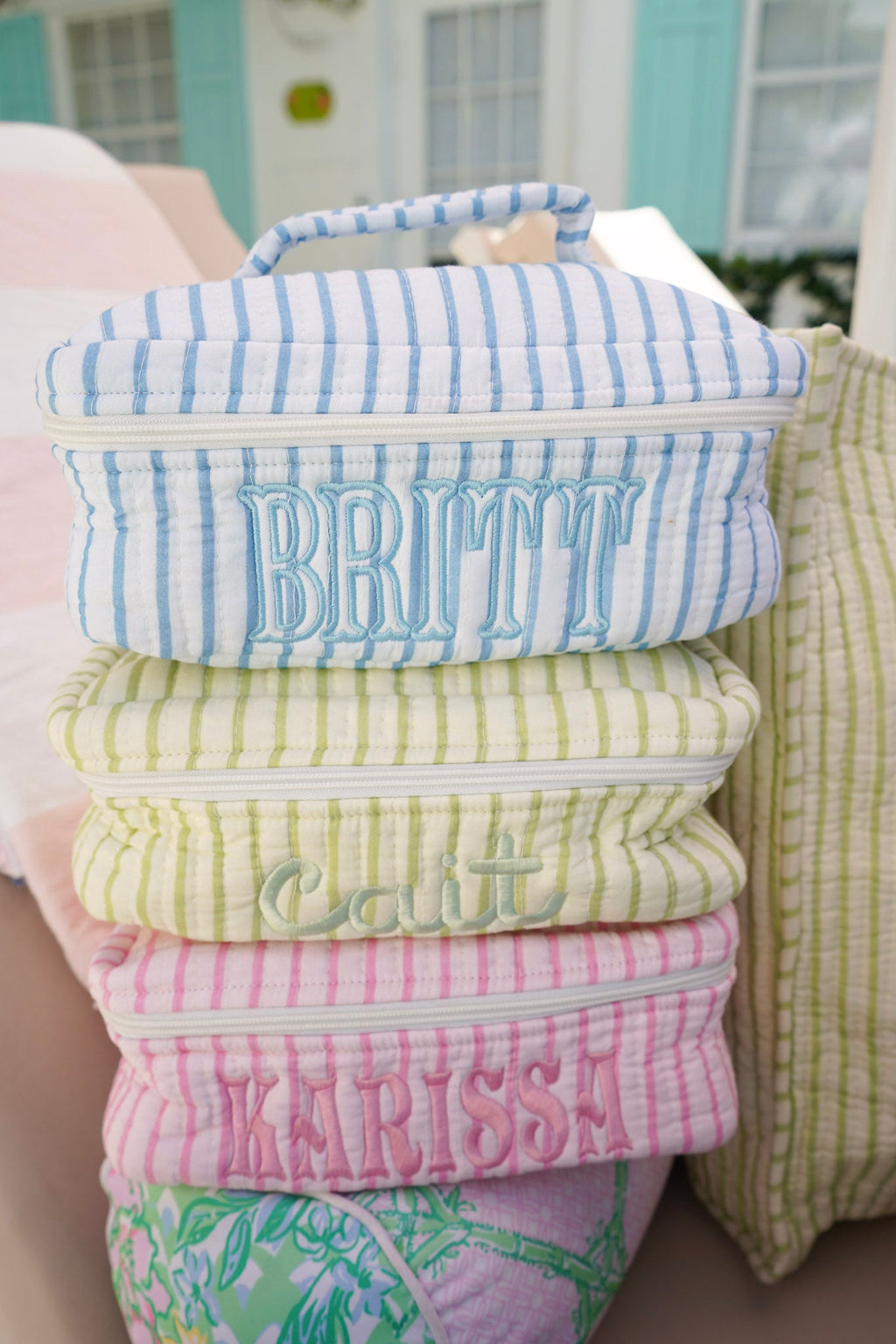 Quilted Block-Print - Stripe Collection