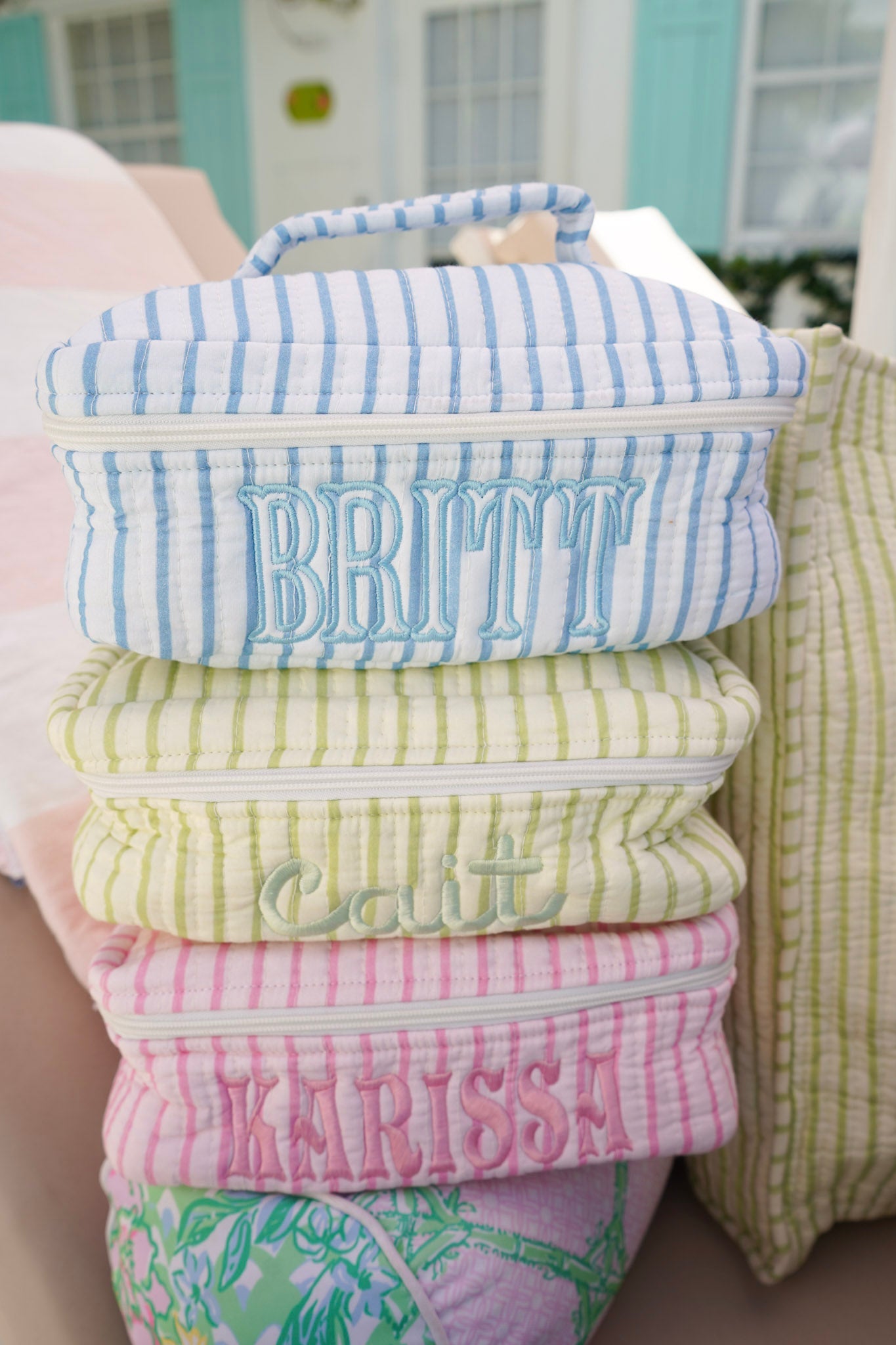 Quilted Block-Print - Stripe Collection