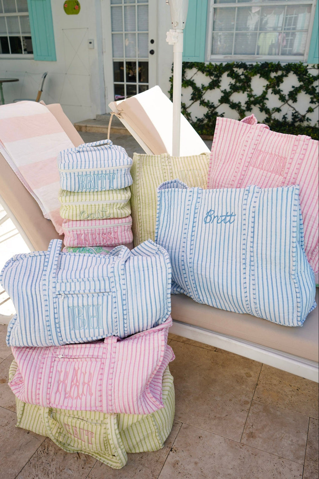 Quilted Block-Print - Stripe Collection