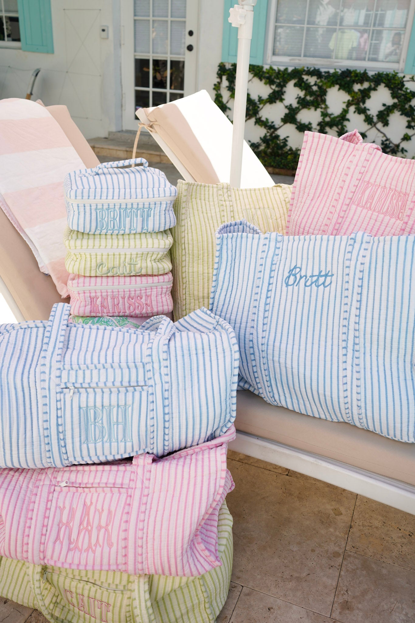 Quilted Block-Print - Stripe Collection