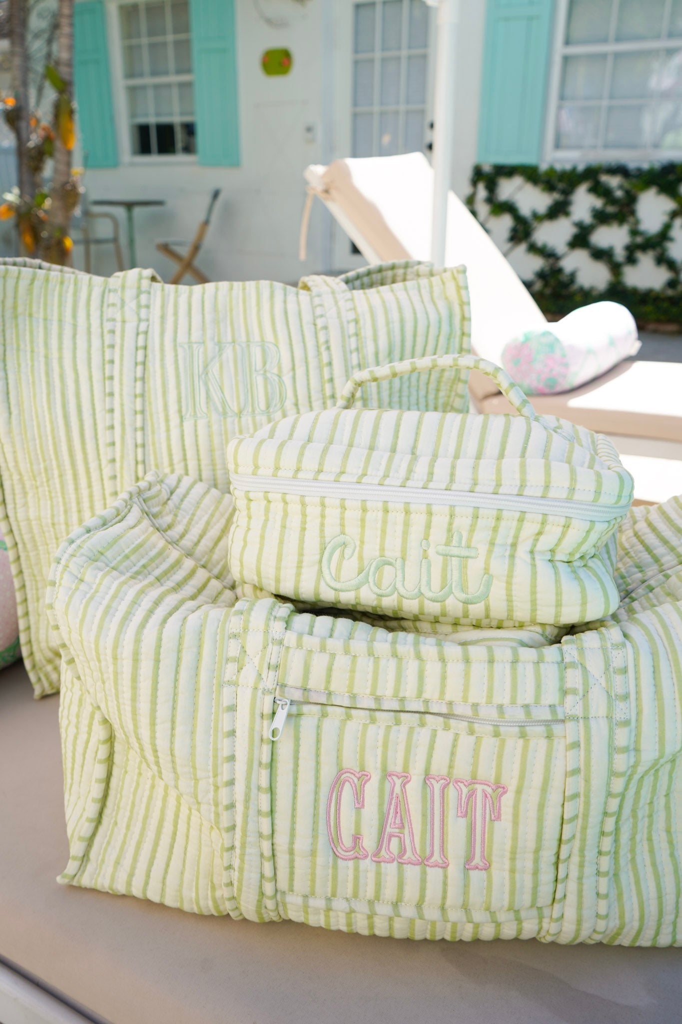 Quilted Block-Print - Stripe Collection