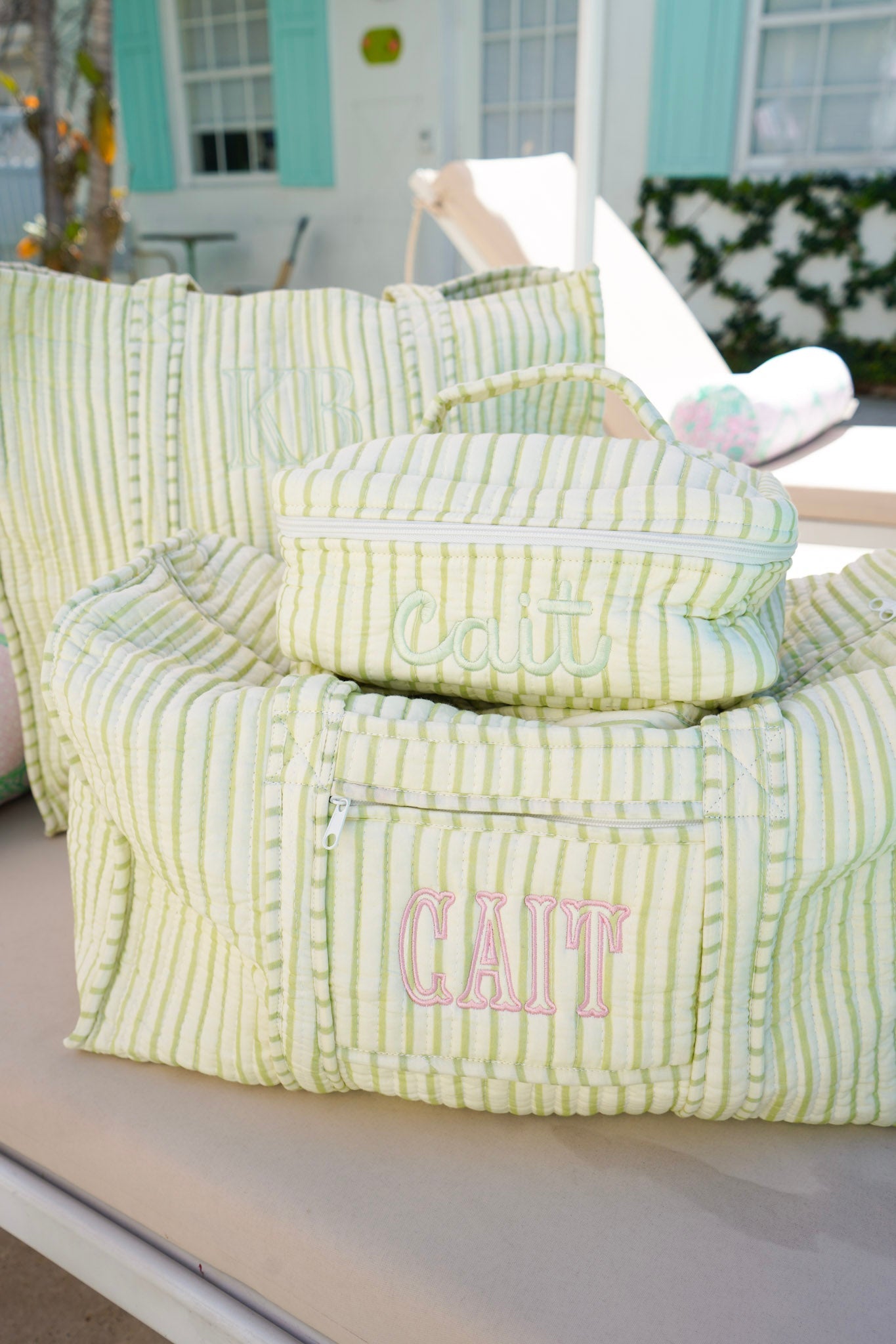 Quilted Block-Print - Stripe Collection