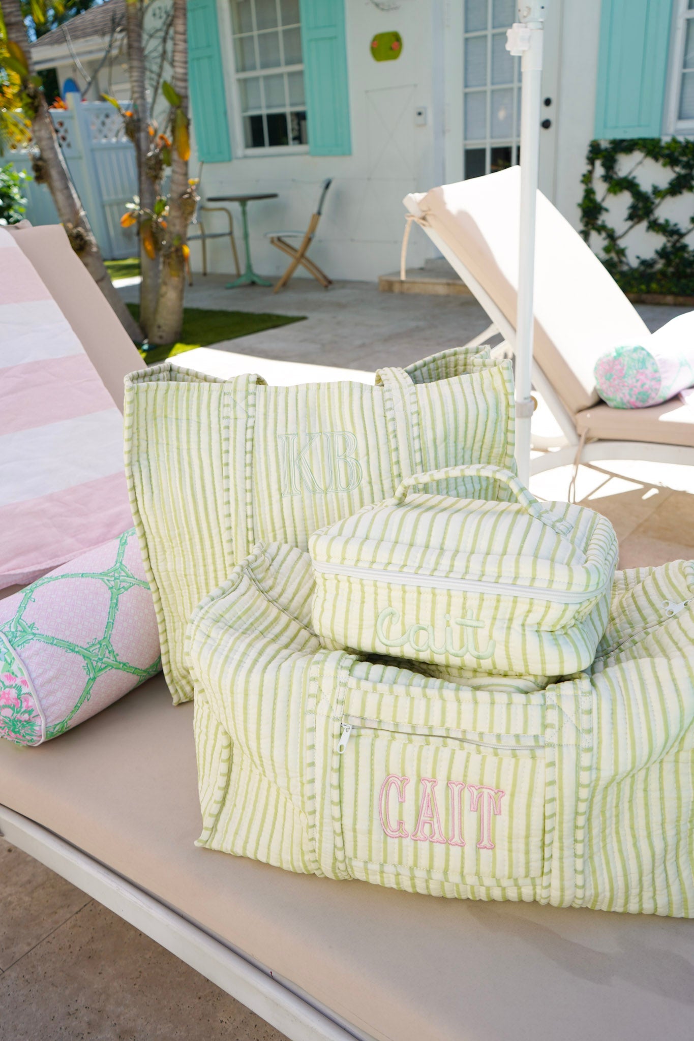 Quilted Block-Print - Stripe Collection