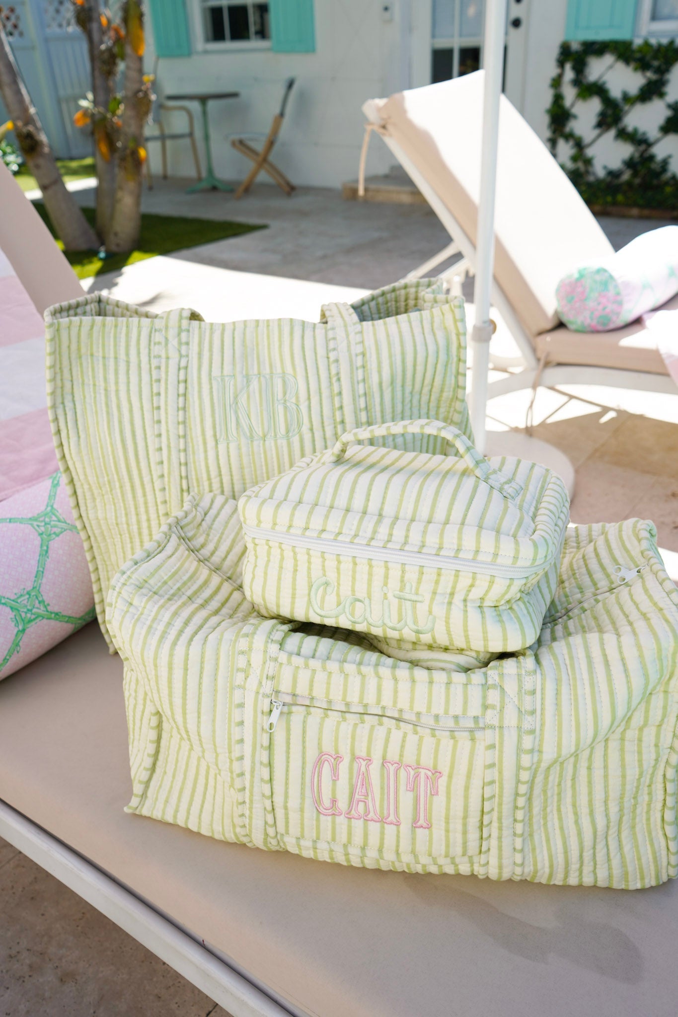 Quilted Block-Print - Stripe Collection