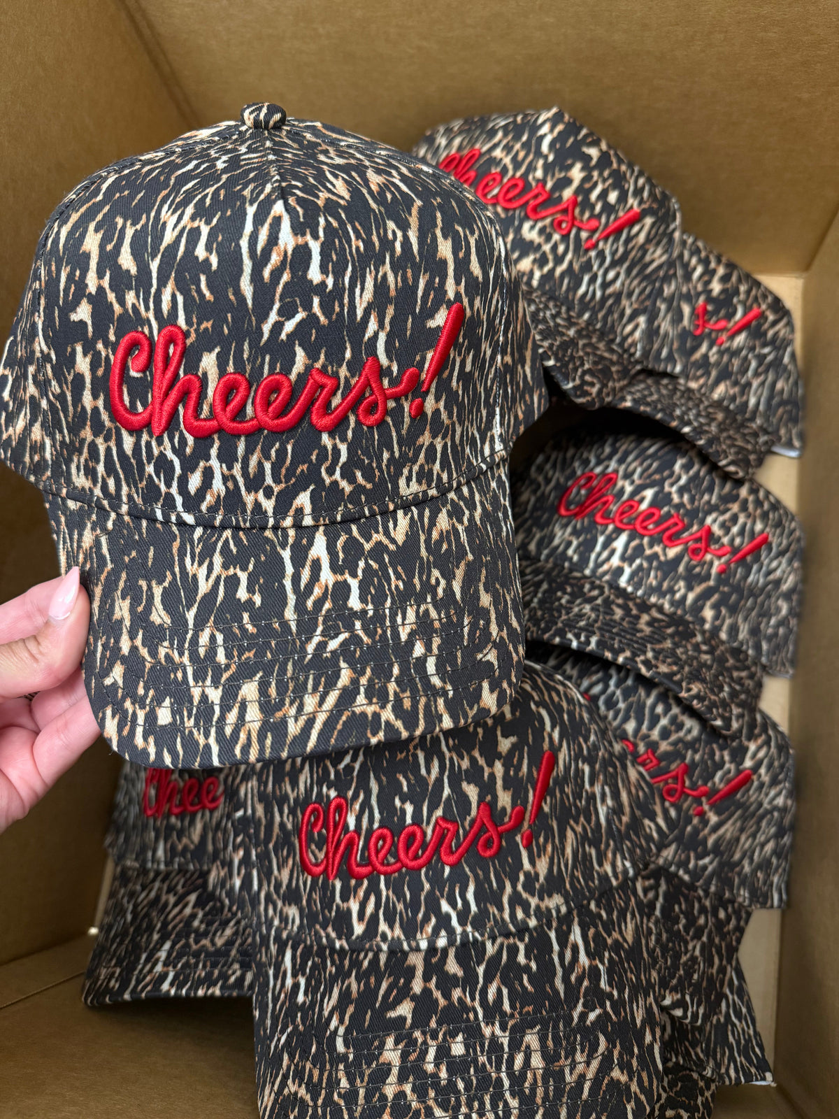 Cheers! - Luxe Leopard Trucker Hat