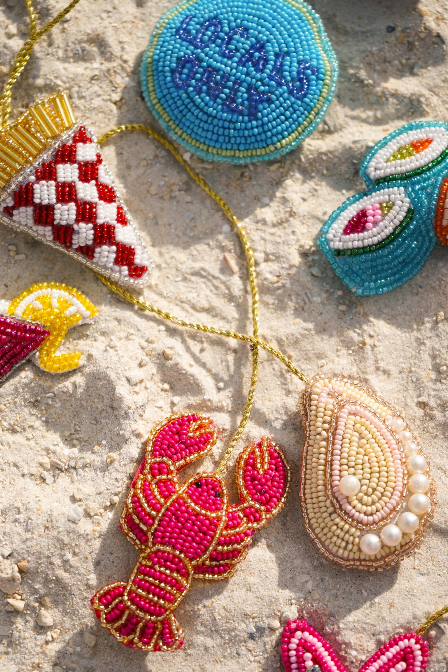 Beaded Bag Charms