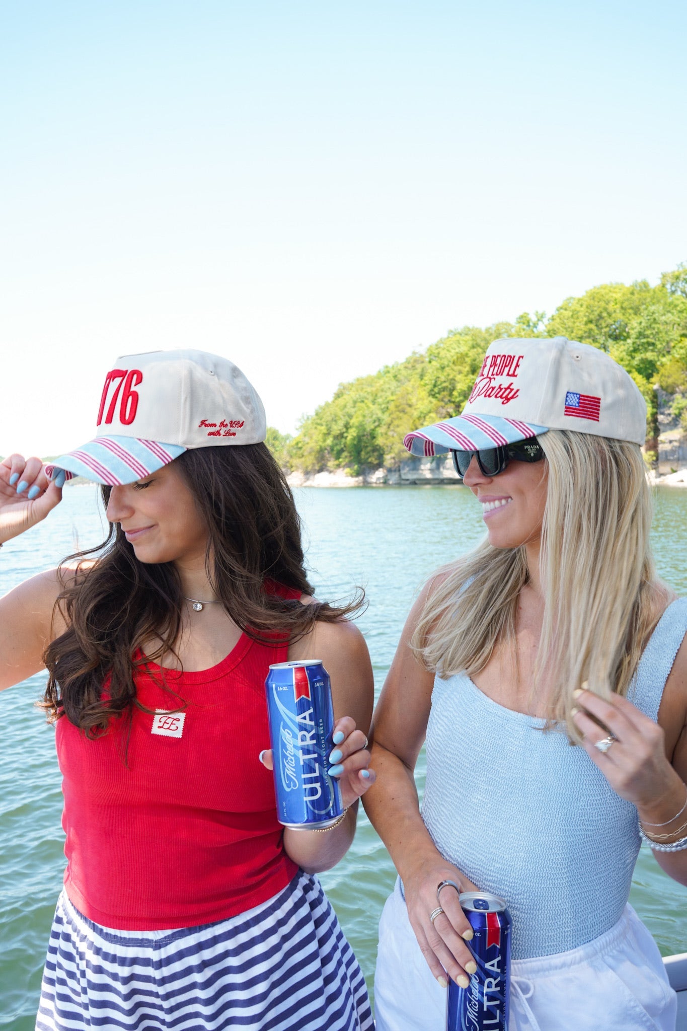 We the People like to Party - Americana Stripe Hat - PREORDER