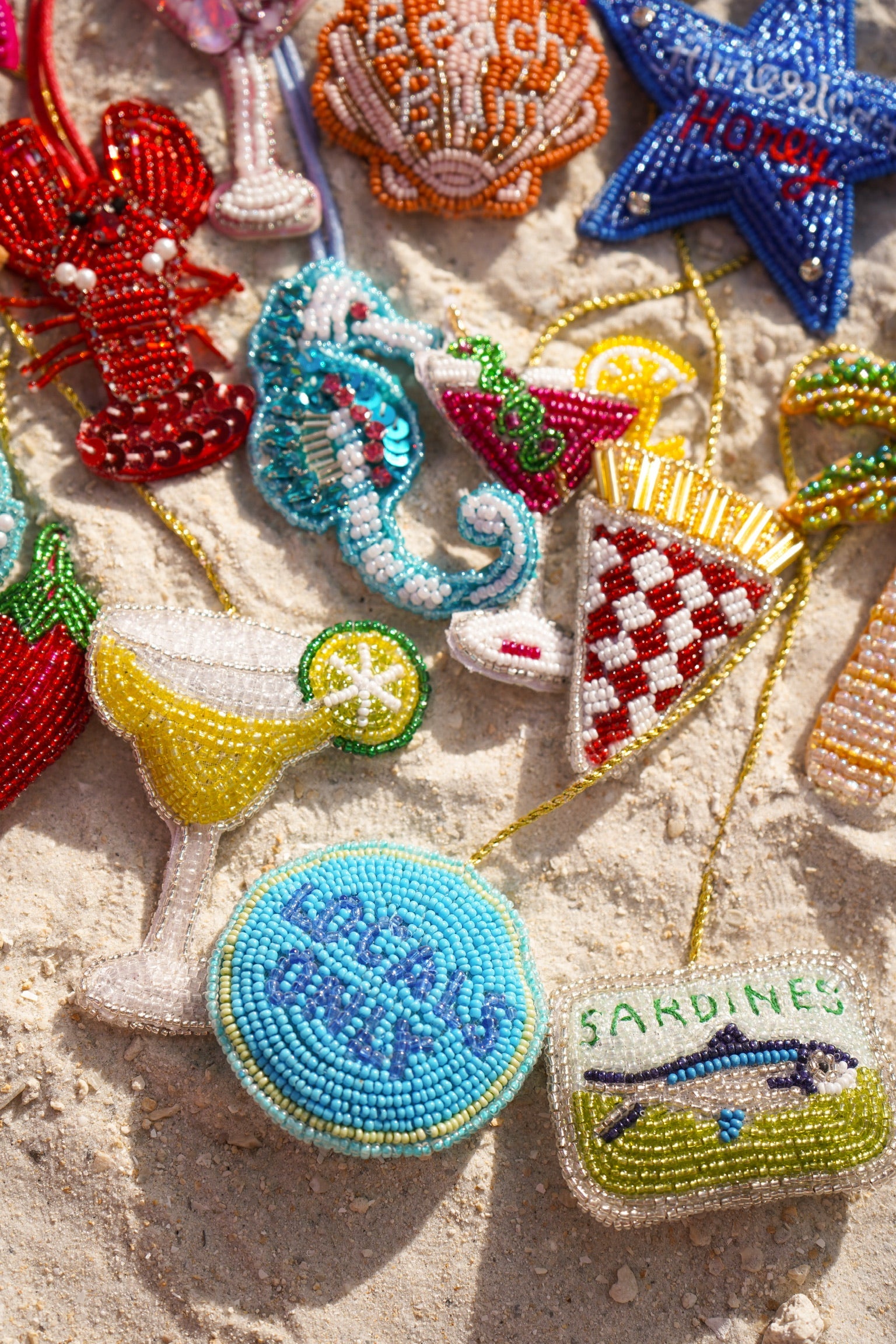 Beaded Bag Charms