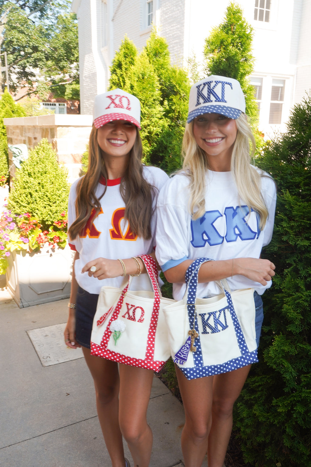 Sorority Mini Polka Dot Canvas Tote
