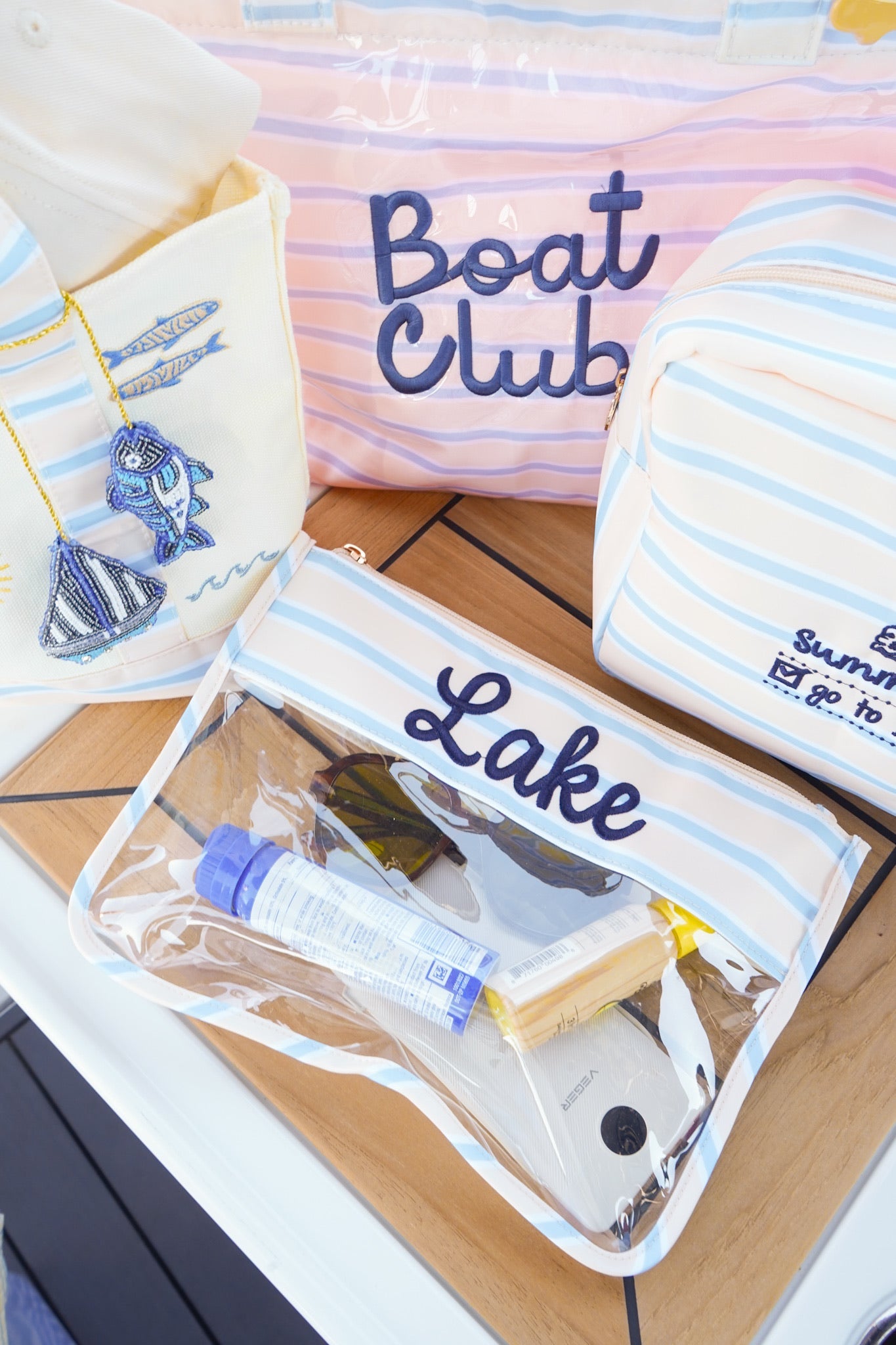 Lake - Butter & Blue Clear Pouch