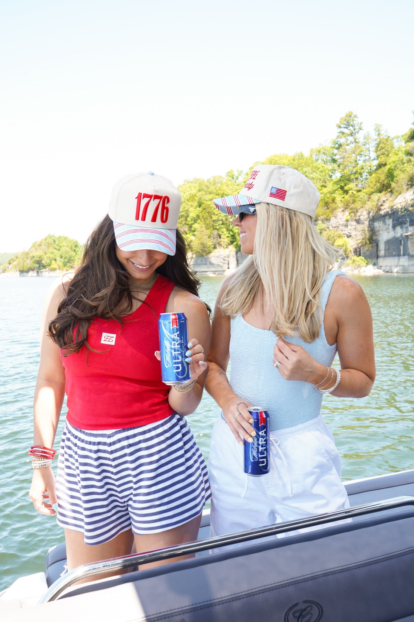 We the People like to Party - Americana Stripe Hat - PREORDER