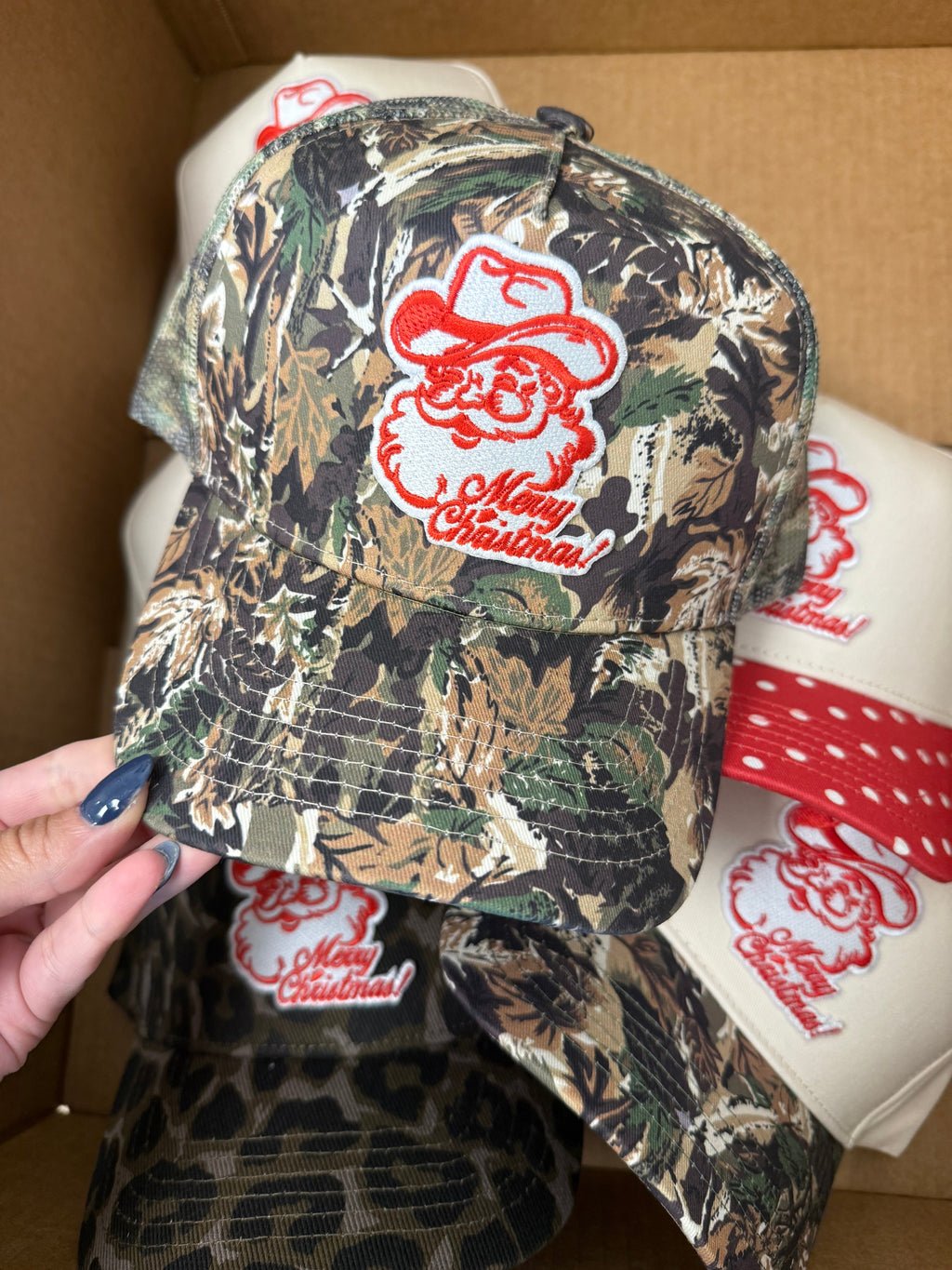 Cowboy Santa Trucker Hat